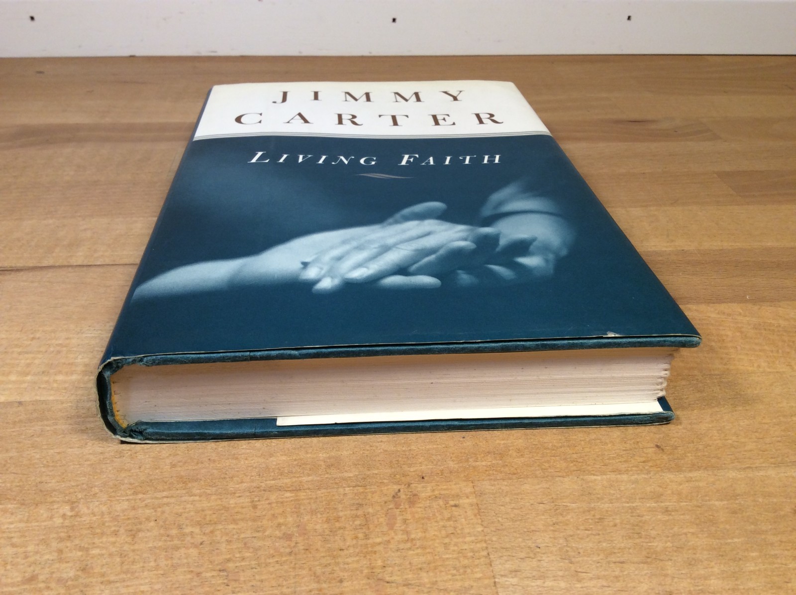 Living Faith, SIGNED Jimmy Carter, Hardcover