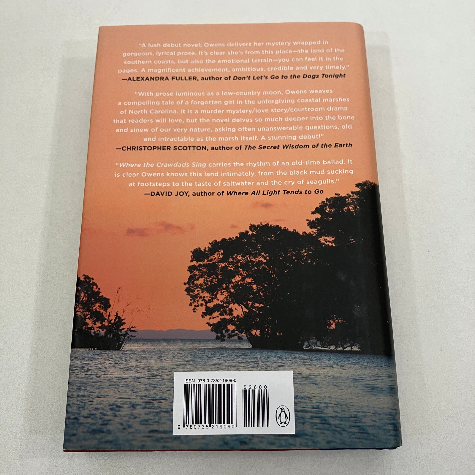 Where The Crawdads Sing Delia Owens First Edition 3rd Printing 2018 Putnam HCDJ