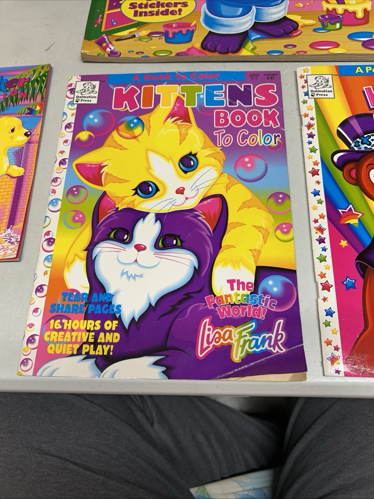 Lot Of Lisa Frank Coloring And Activity Books READ DESCRIPTION