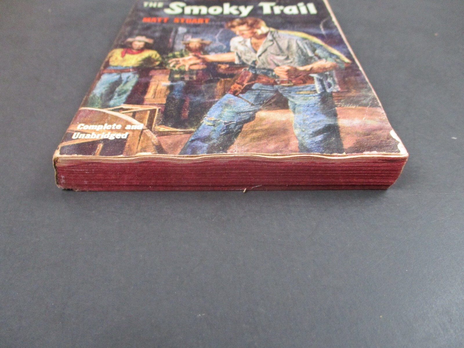 THE SMOKY TRAIL Matt Stuart 1ST BANTAM PRINTING Western Action