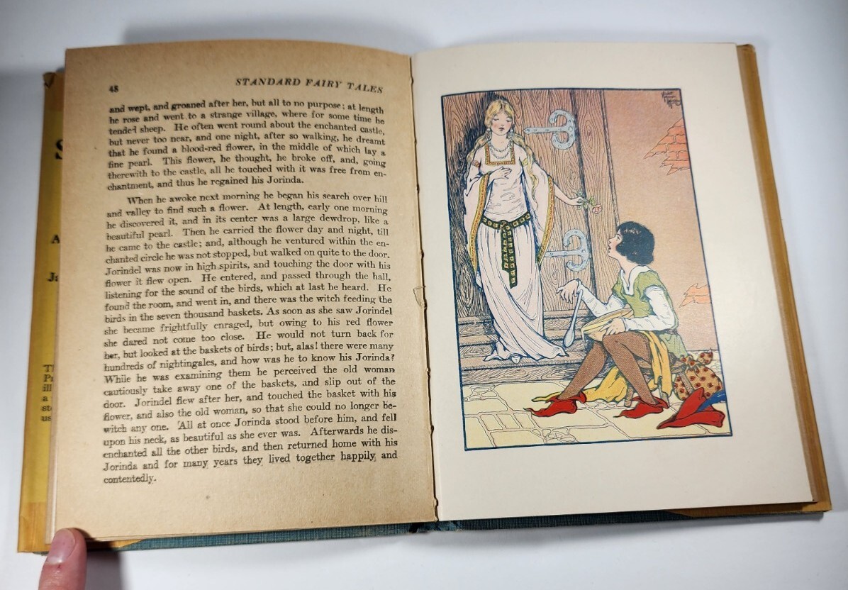 Vintage 1919 Jack And The Beanstalk And Other Tales Book Whitman Publishing RARE