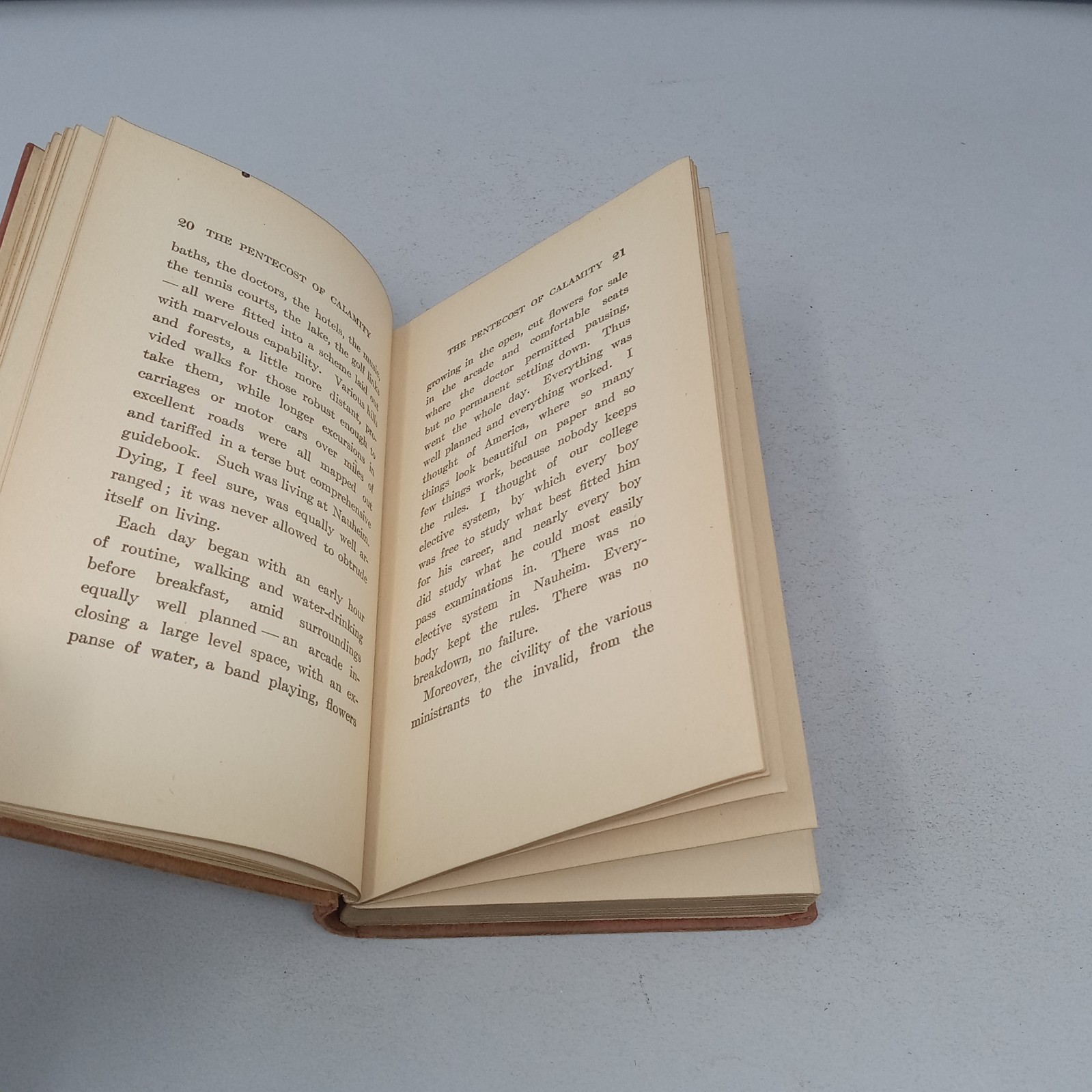 The Pentecost of Calamity: 1917 The Macmillan Company Hardcover by Owen Wister