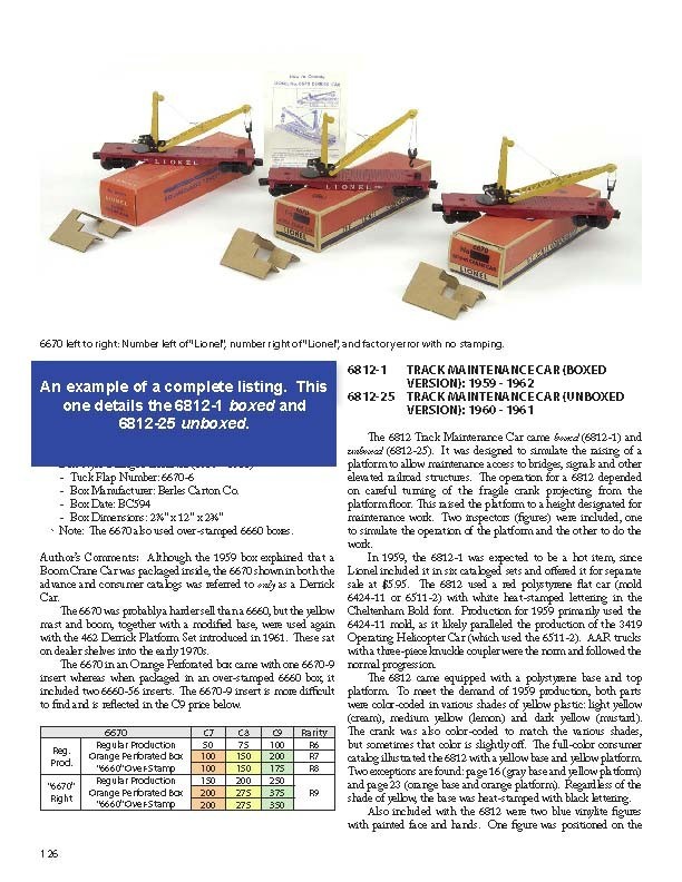 Authoritative Guide to Lionel’s Postwar Operating Cars – 2nd Printing 2024 – NEW