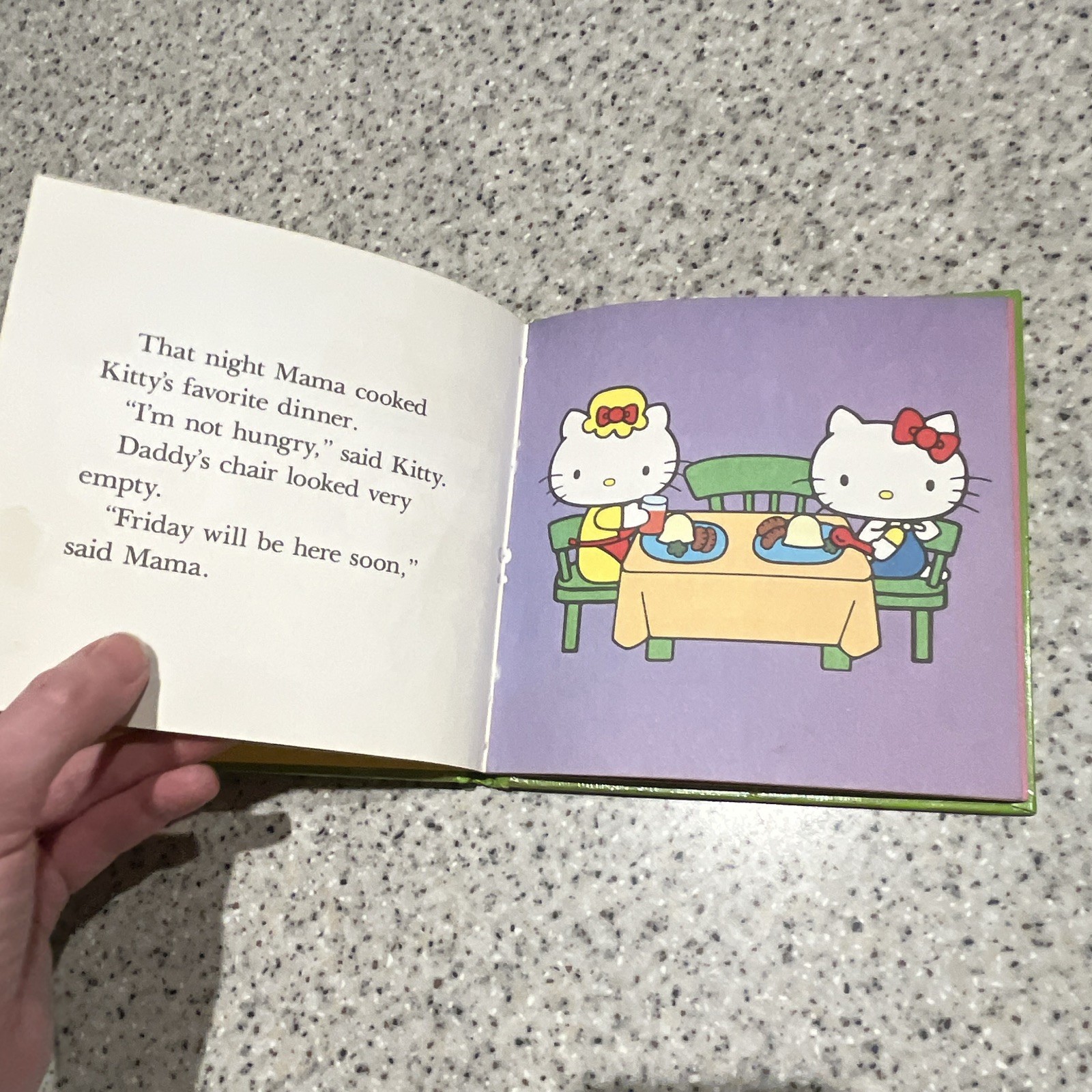 Hello Kitty’s Paper Kiss Hardcover Random House Illustrated 1982