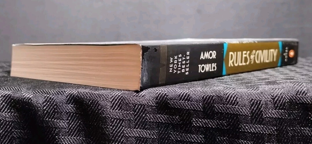 Rules of Civility Amor Towles 2012 PB Historical Fiction Coming‑of‑Age 368pp