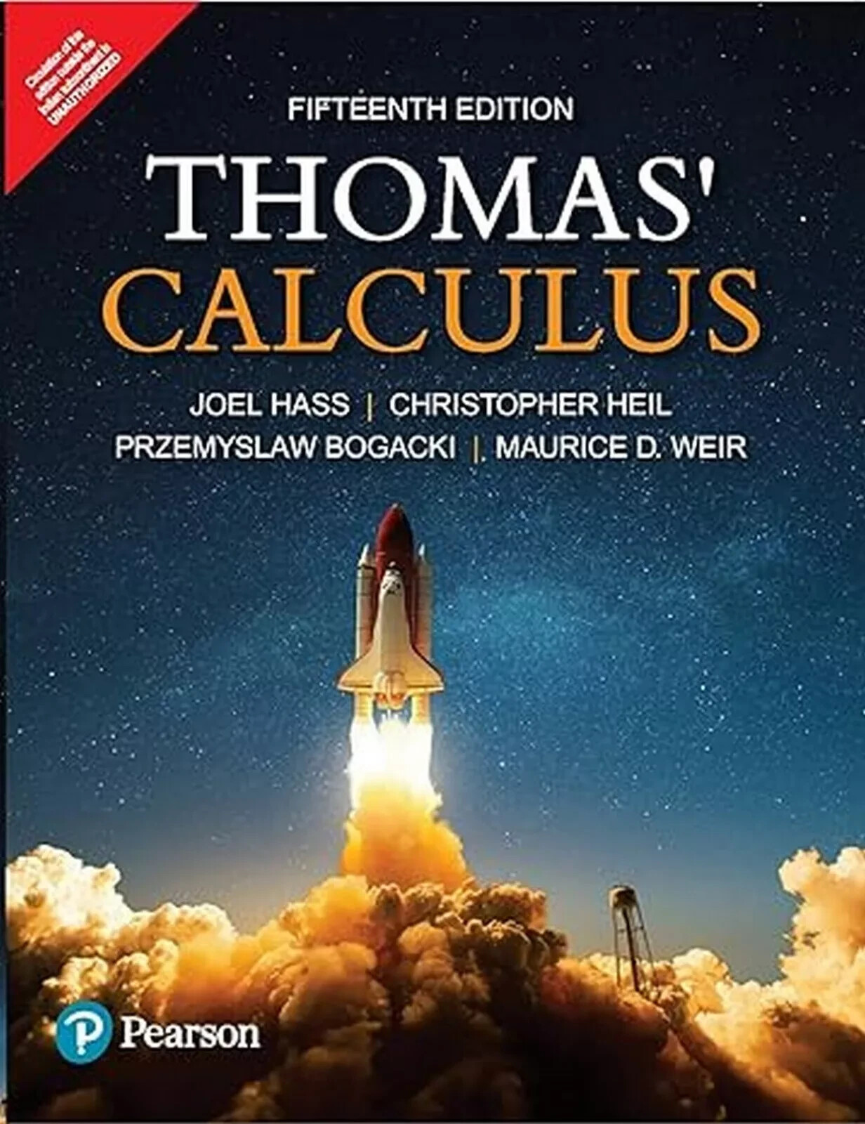 Thomas‘ Calculus by Maurice D. Weir 15TH INTL ED ‚Free Ship from USA