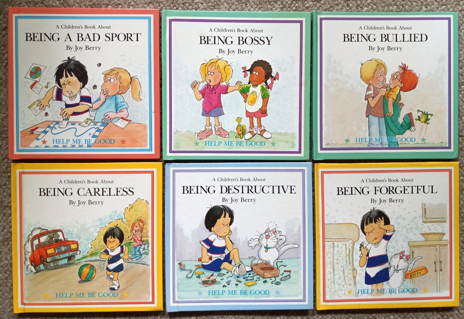 COMPLETE SET of 29 Vintage 80s-HELP ME BE GOOD-Behavior-Morals-Manners-JOY BERRY