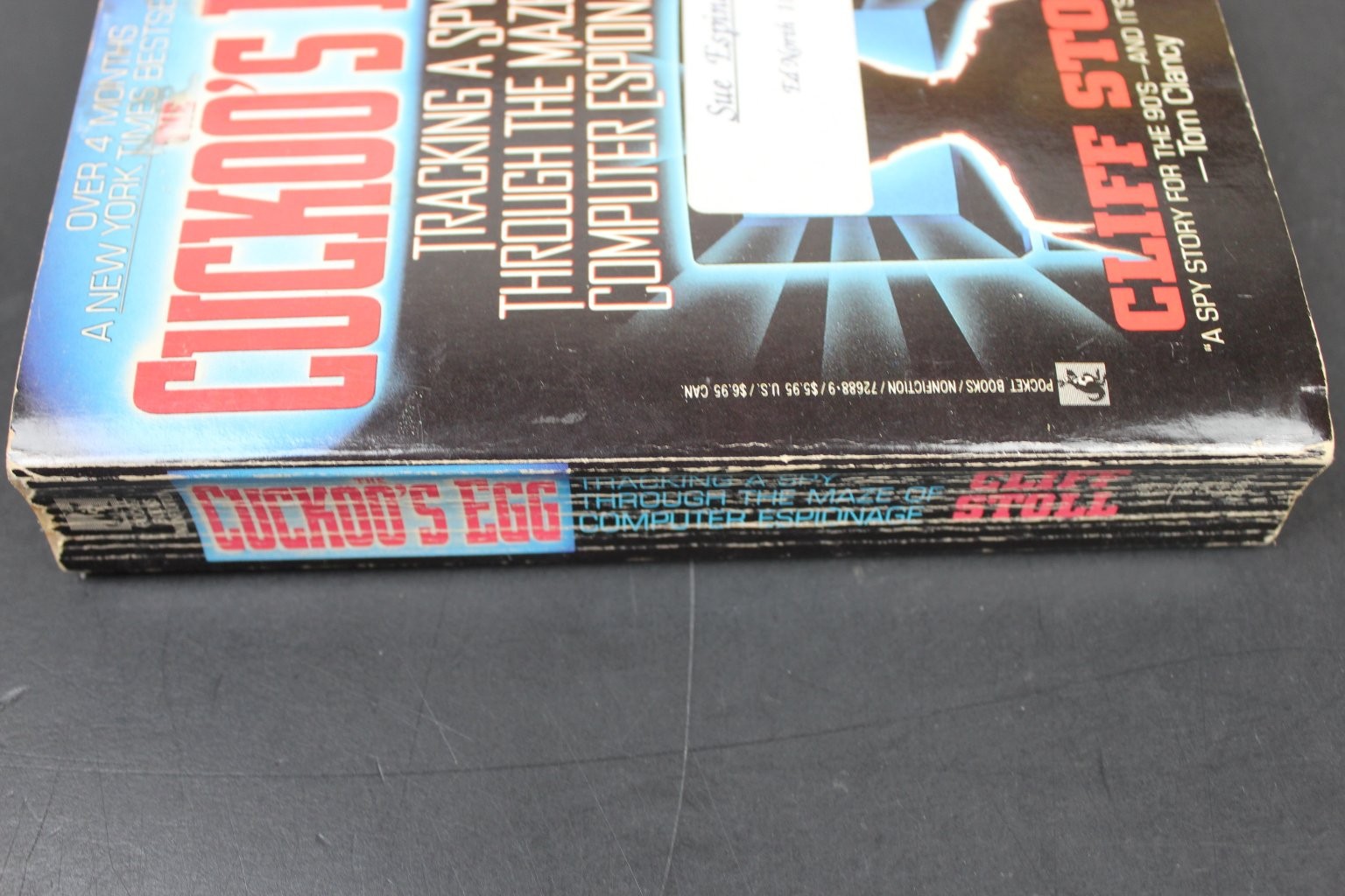 The Cuckoo’s Egg Cliff Stoll 1990 1st Pocket Books Printing Computer Espionage