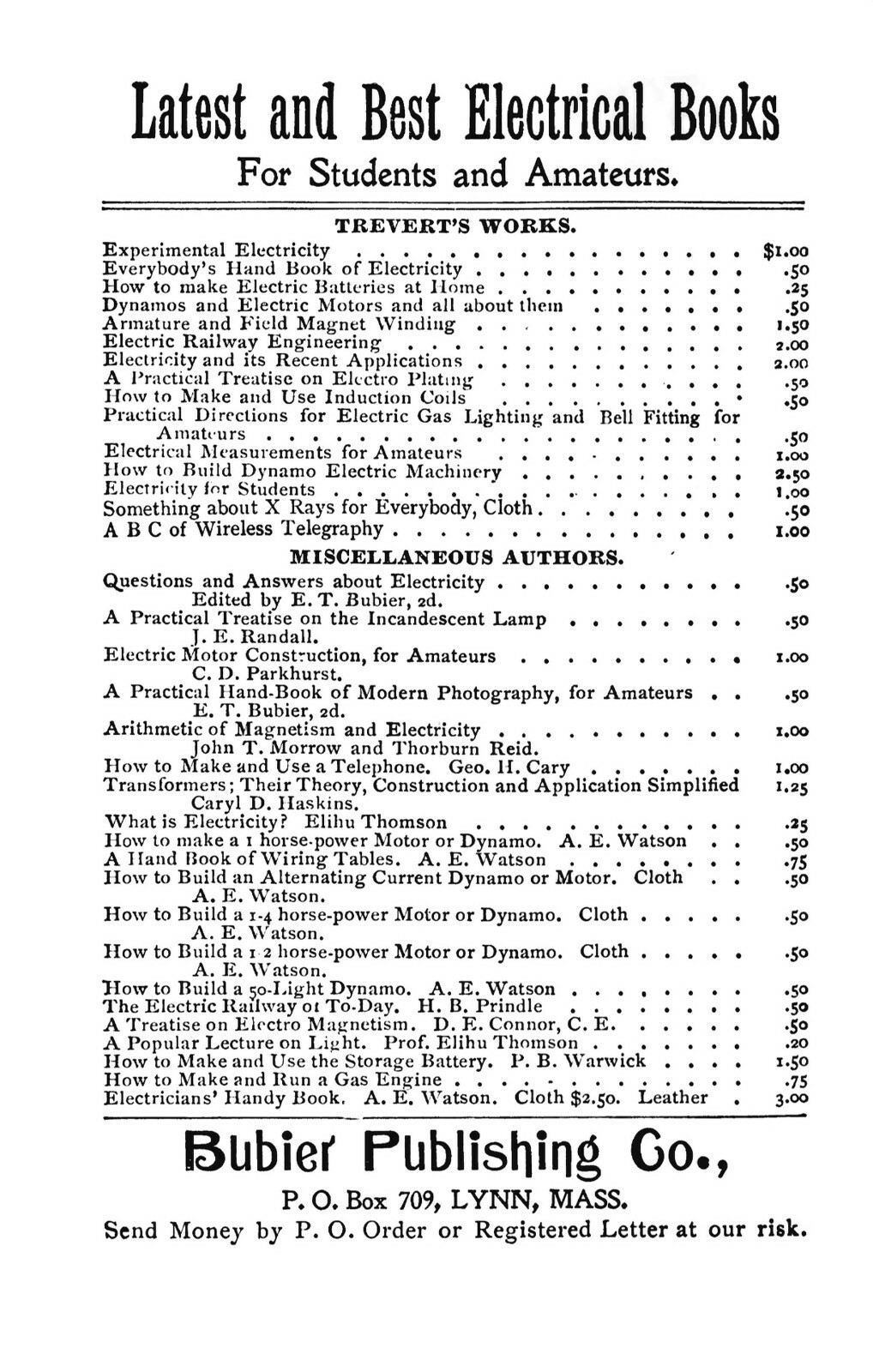 How To Make Electric Batteries At Home 1903 (51pg)