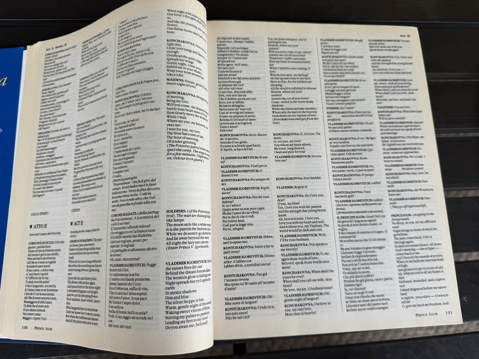 Book Of 101 Opera Librettos 1996 EUC Orig W English Translation 1437 Pages