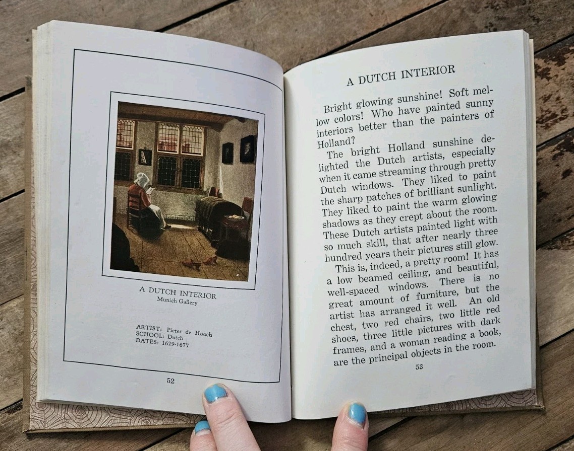 1927. 1st Ed Great Pictures And Their Stories Book Six – Katharine Morris Lester
