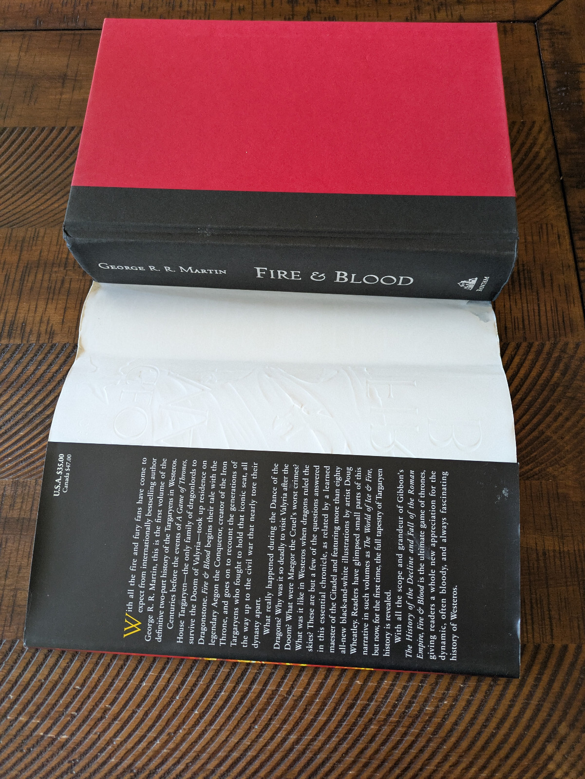 Fire & Blood | George R.R. Martin | 2018 1st Ed, 1st Print | HOUSE OF THE DRAGON