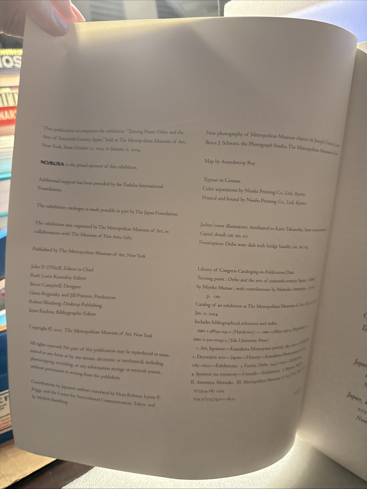 Turning Point: Oribe and the Arts of Sixteenth-Century Japan by Metropolitan