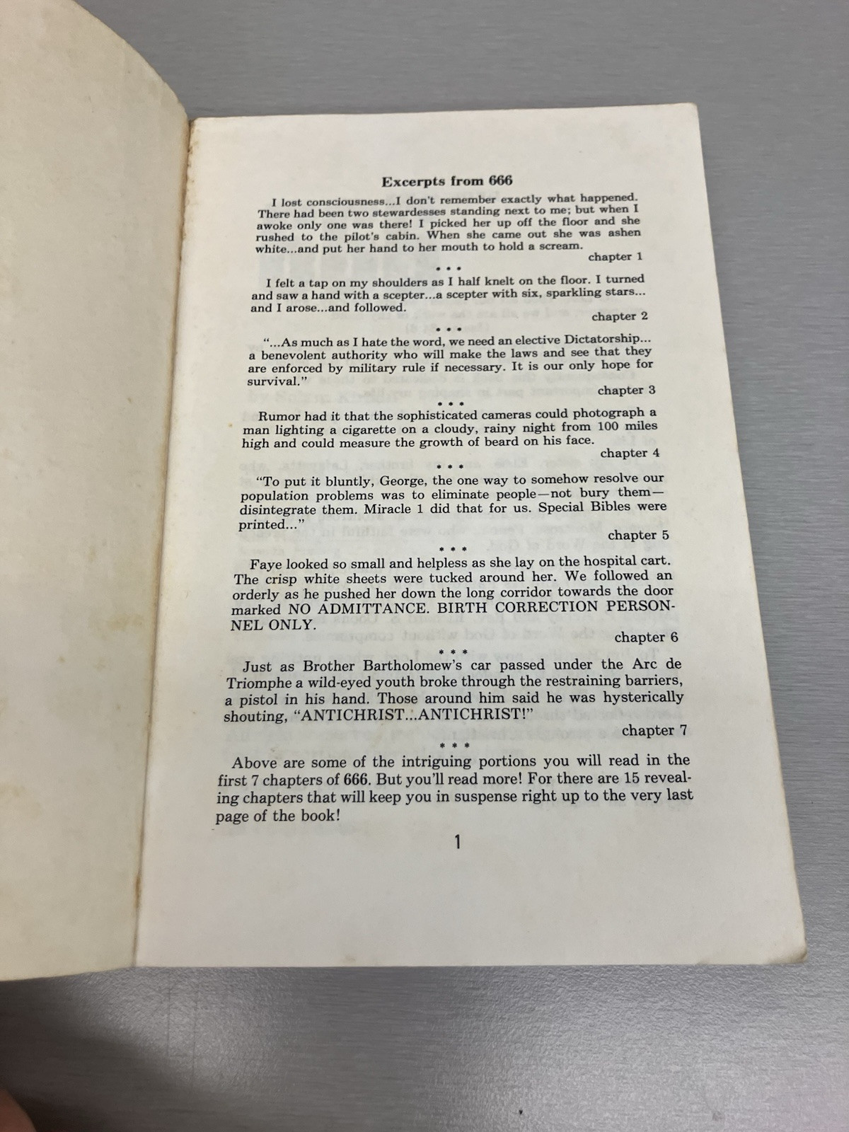 I Predict Salem Kirban (7th Print 1975) + 666 (13th Print 1975) – Good – PB