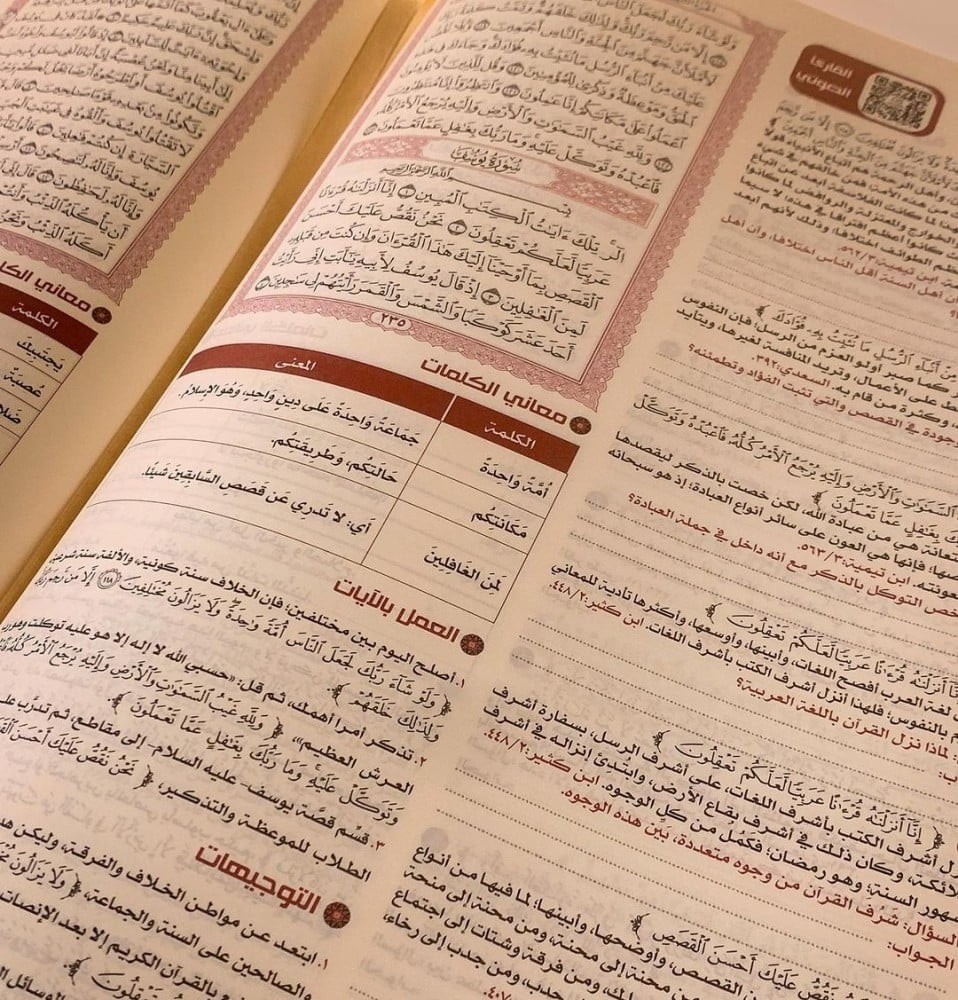 The Quran: Reflect and Act (Small Size, 6.5″ x 9.5″) كتاب القران تدبر و عمل