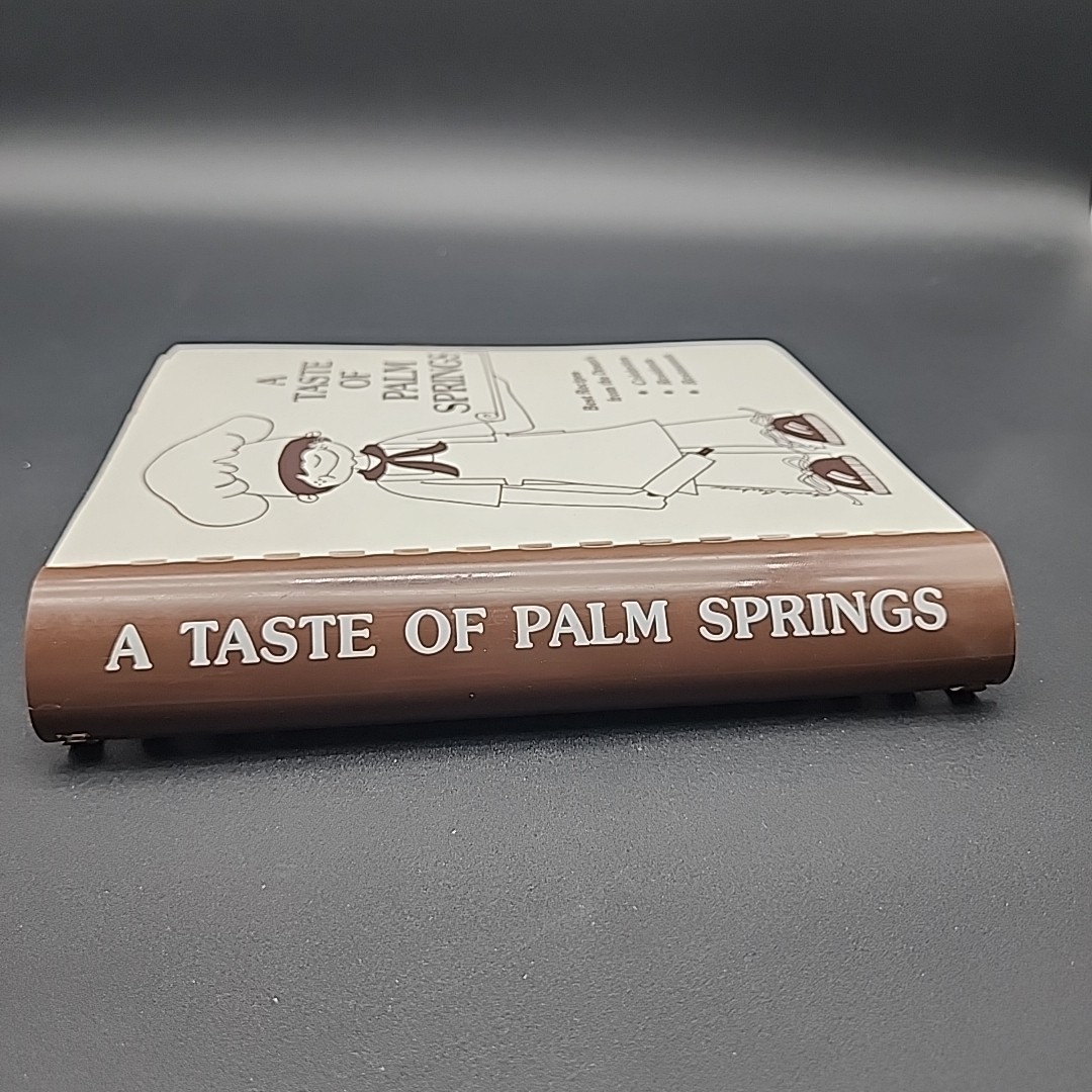 Vintage COOKBOOK A Taste Of Palm Springs 1979 Spiral Benefit Cookbook 390 Page