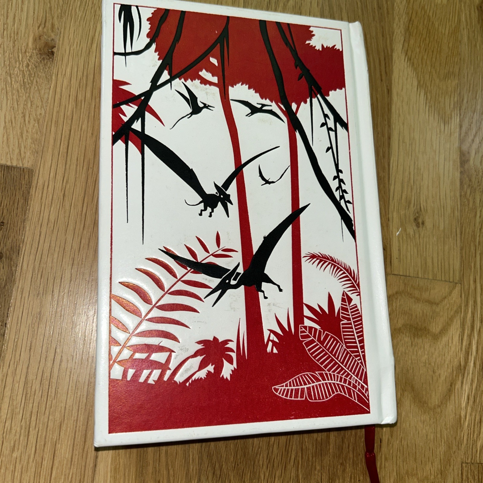❤️ JURASSIC PARK / THE LOST WORLD Michael Crichton Leather Bound 2013 Collectors