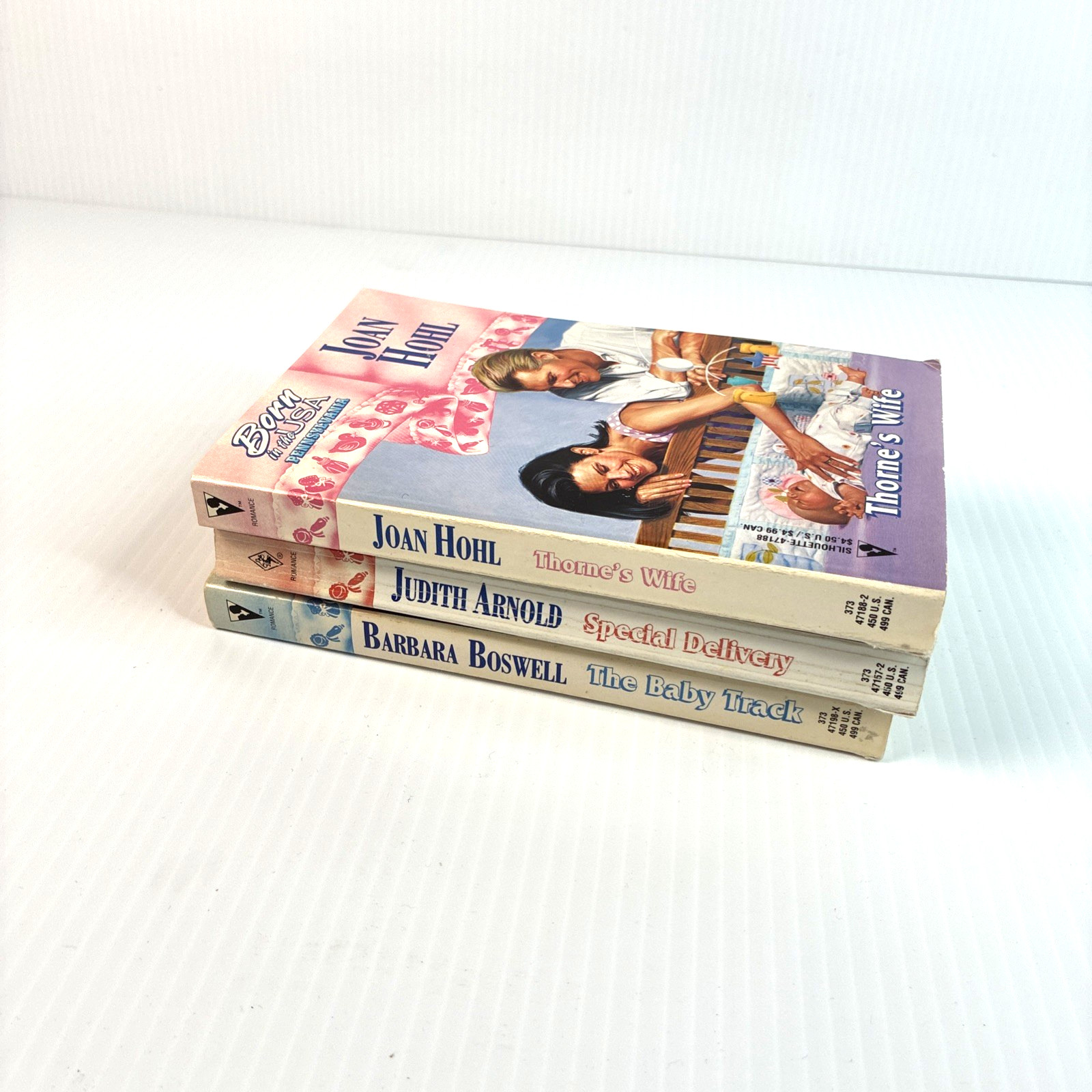 Silhouette Born In The USA Romance Series Lot 3 Paperback Books