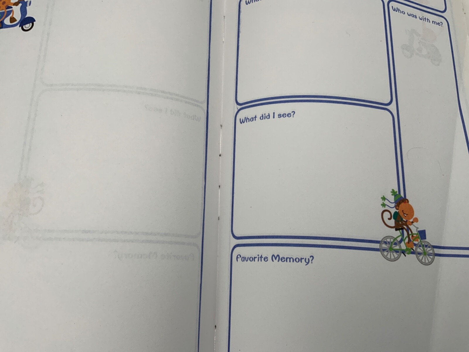 Travel Journel Hardback Book for Kids, 6 x 9 Inches, 100 pages