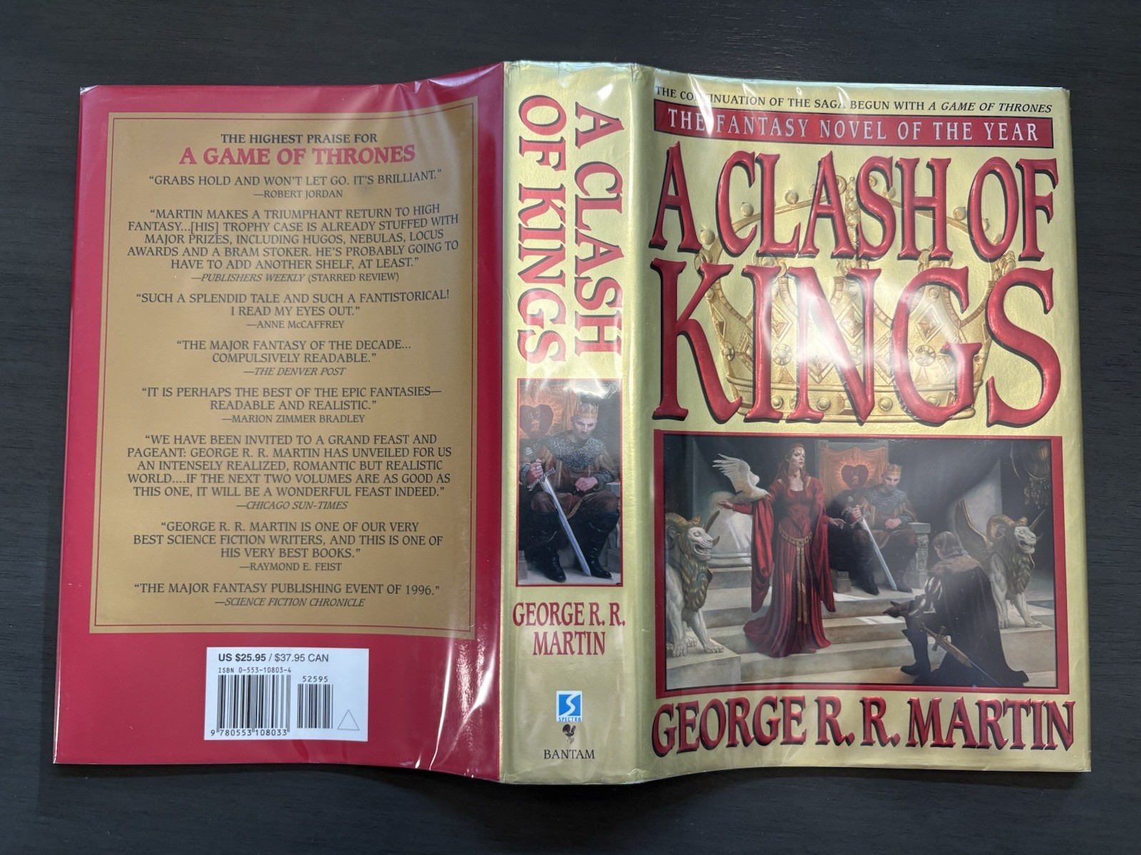 A Clash of Kings by George R.R. Martin (1st Edition 1st Printing Hardcover) GoT