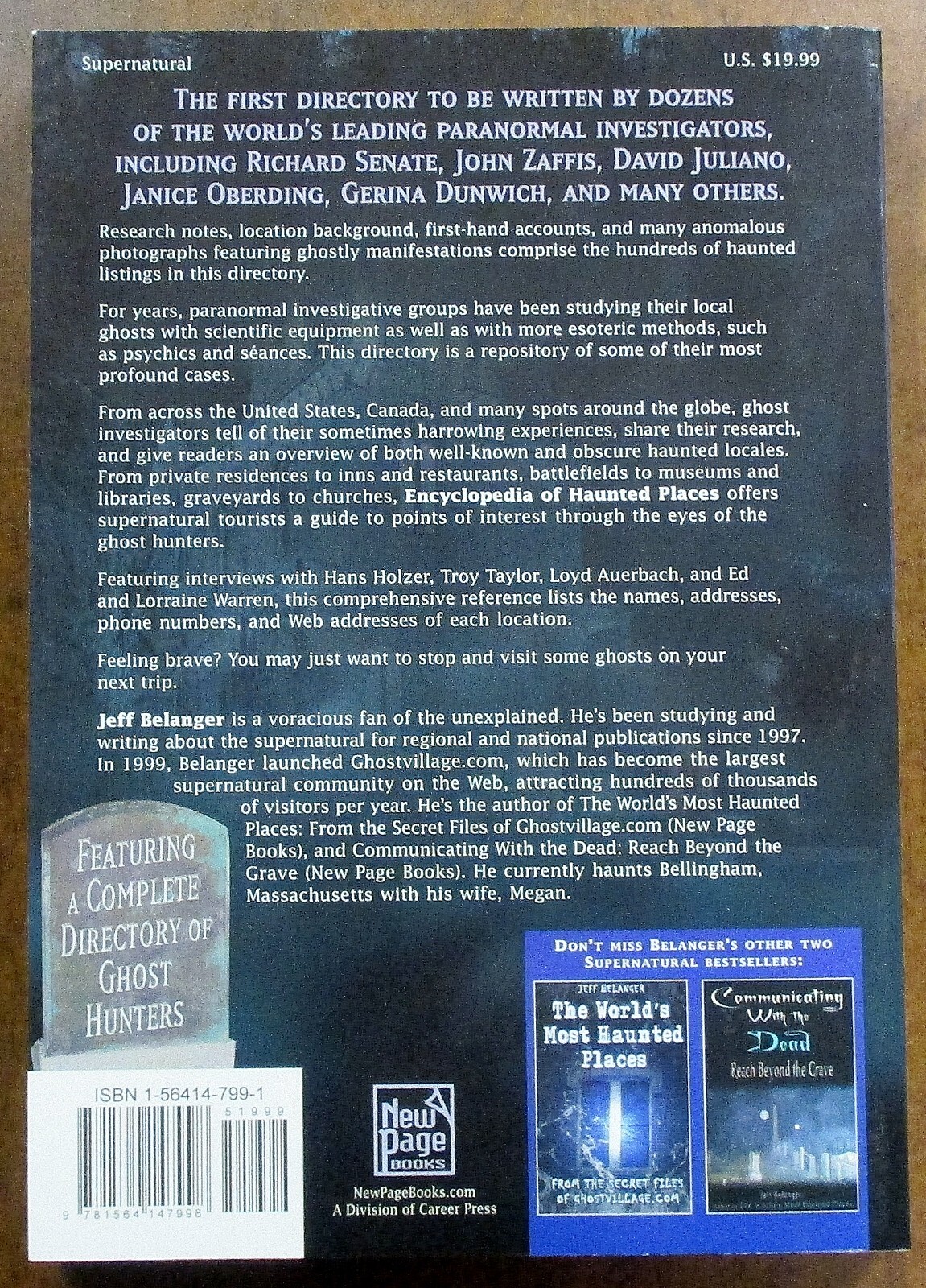 „Encyclopedia of Haunted Places“ Ghostly Locales -Trade Paperback (2005)
