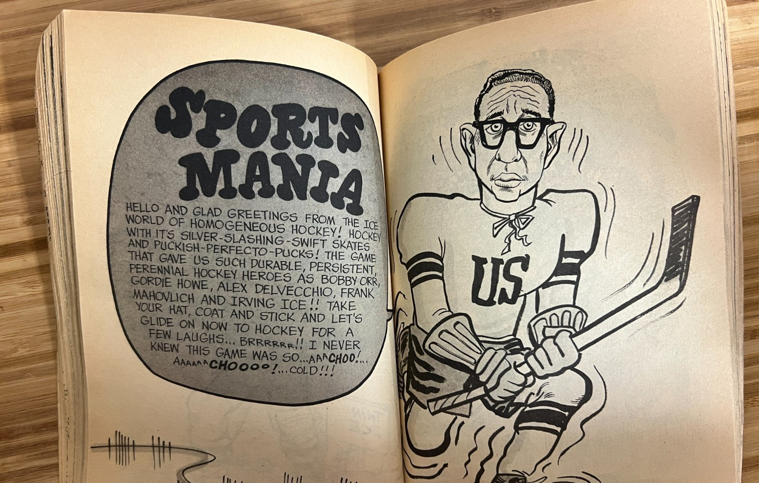 MAD ABOUT SPORTS ’75 Warner & Sports Mania by Tony Tallarico w/Joe Kiernan ’74