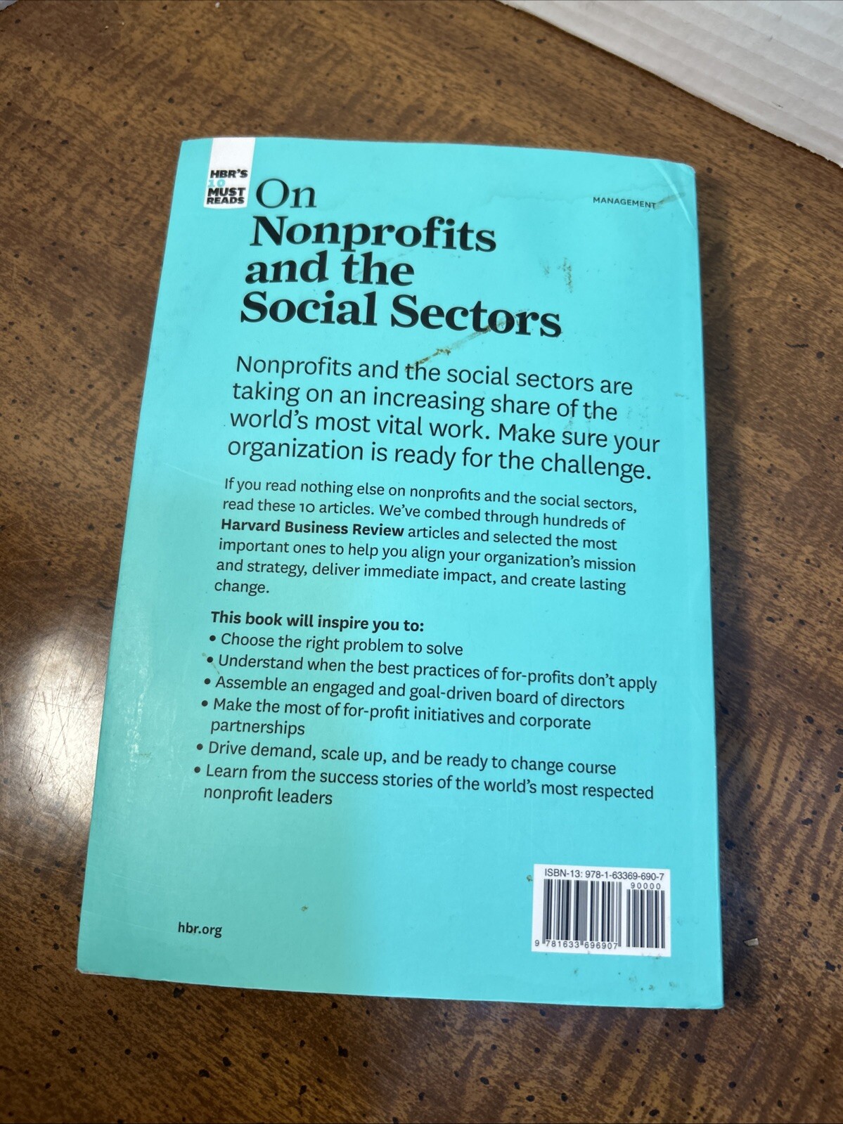 HBR’s 10 Must Reads on Nonprofits and the Social Sectors by Arthur C. Brooks,…