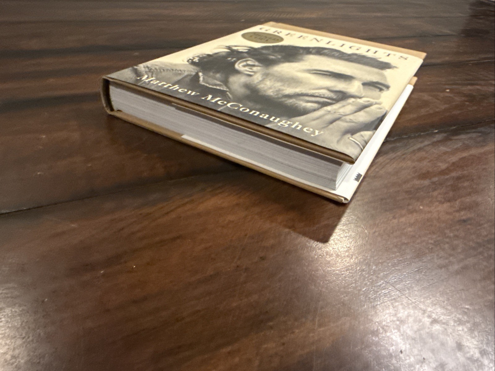 SIGNED Greenlights By Matthew Mcconaughey Hardcover