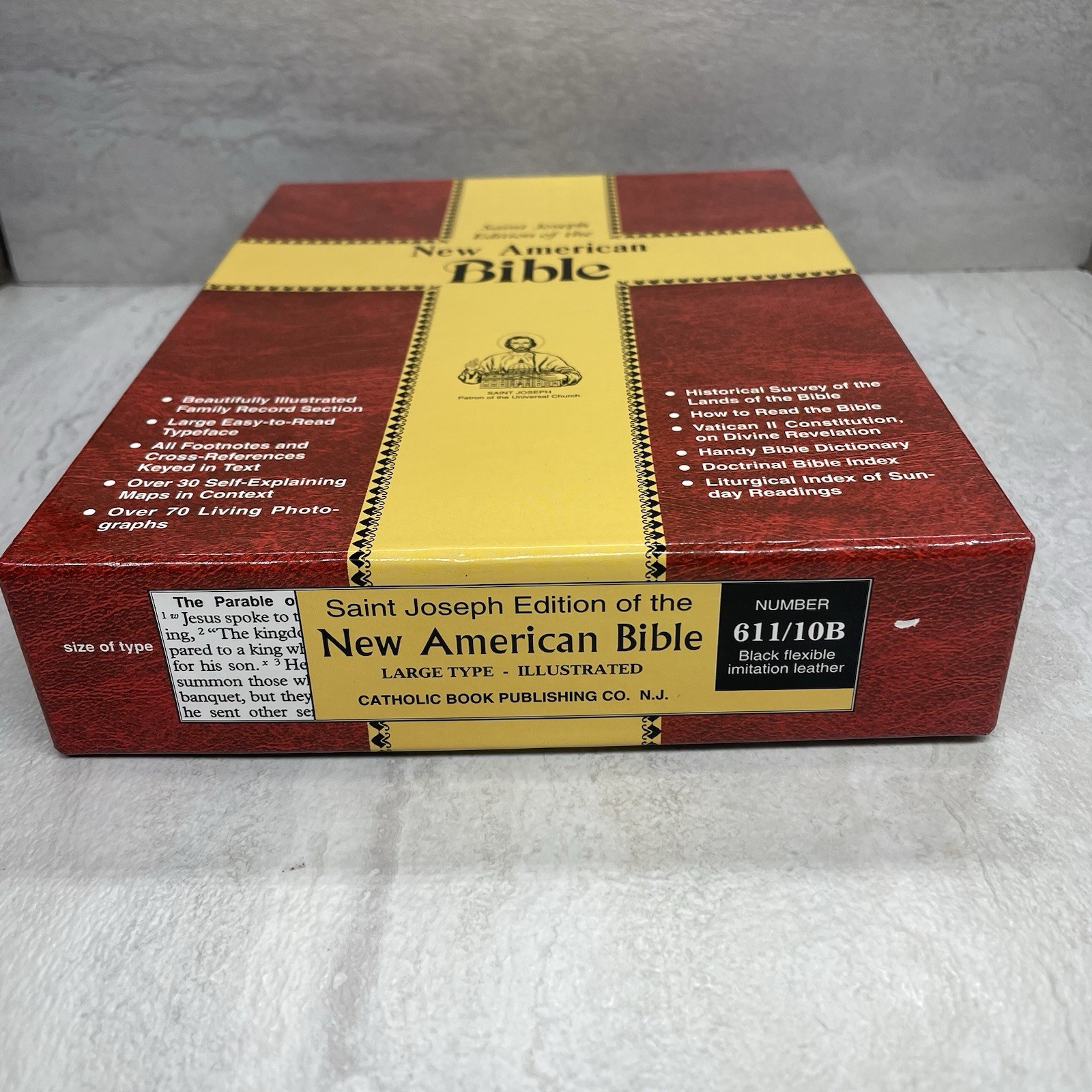 New American Bible Saint Joseph Edition 611/10B – Catholic