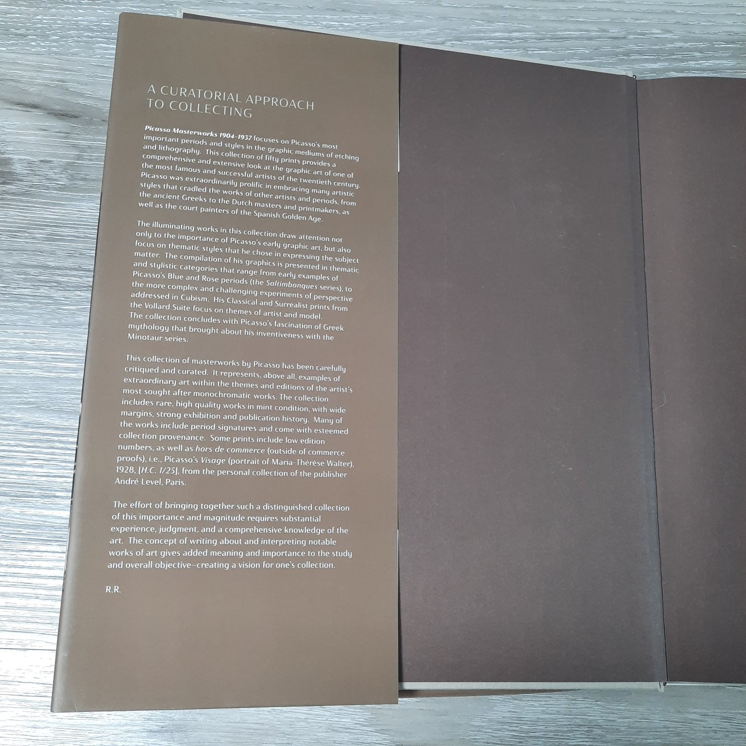 Picasso Masterworks 1904-1937 Reilly Rhodes 2018 First Edition Signed Art Book