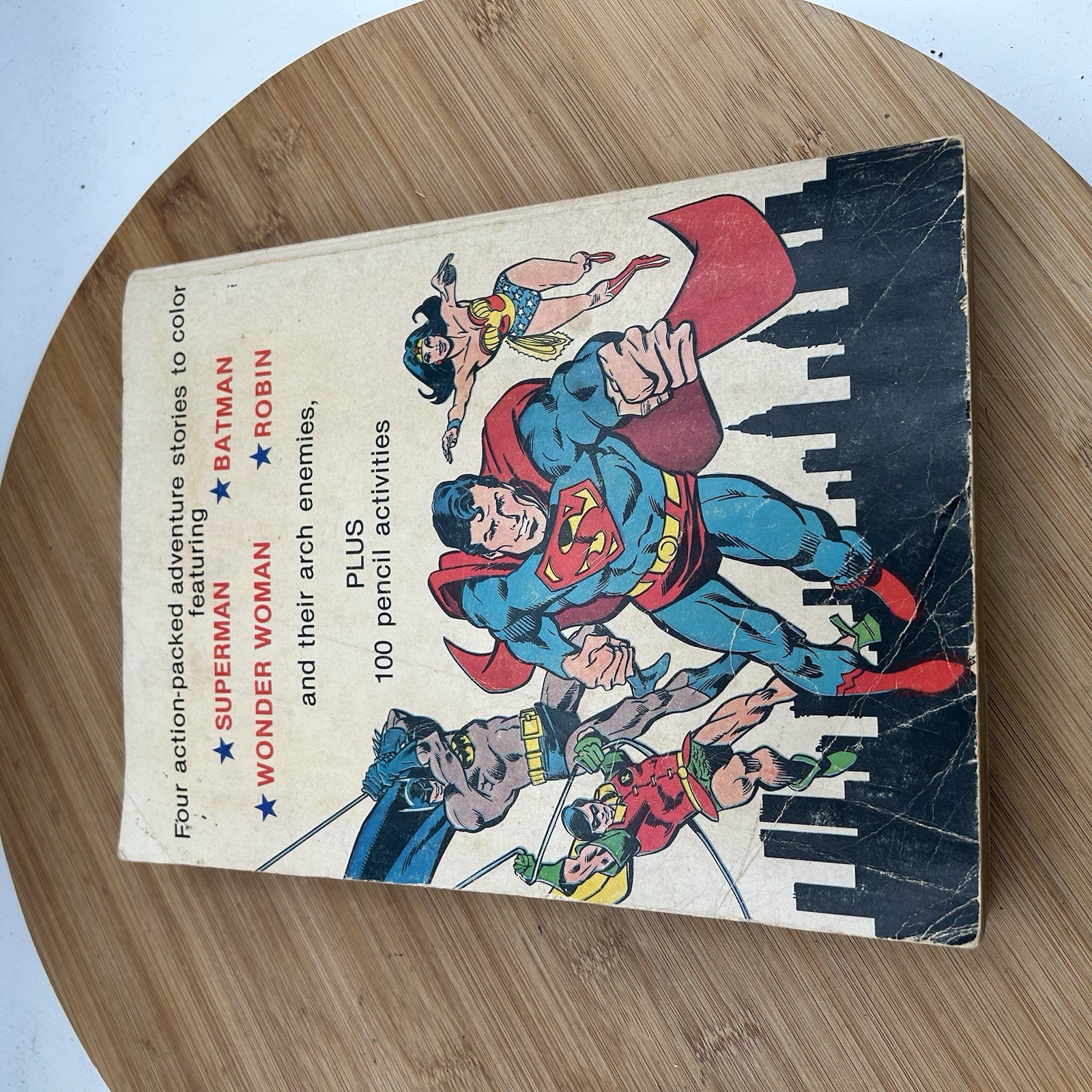 1980 The 448 Page Super Heroes Big Big Book Coloring Activities Puzzles Superman