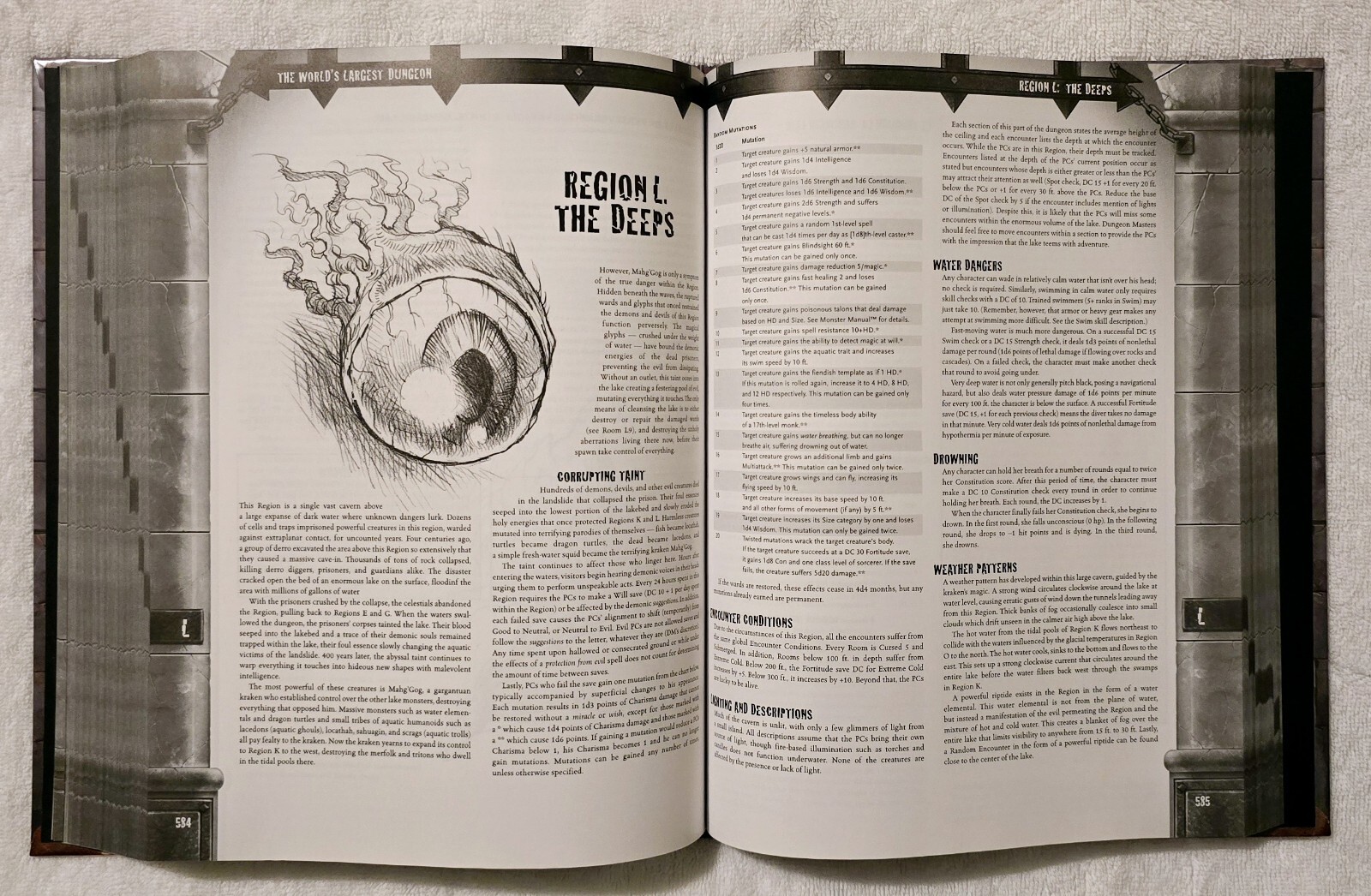 The World’s Largest Dungeon NO MAP 840 Pages NO MAP Jim Pinto Dungeons & Dragons