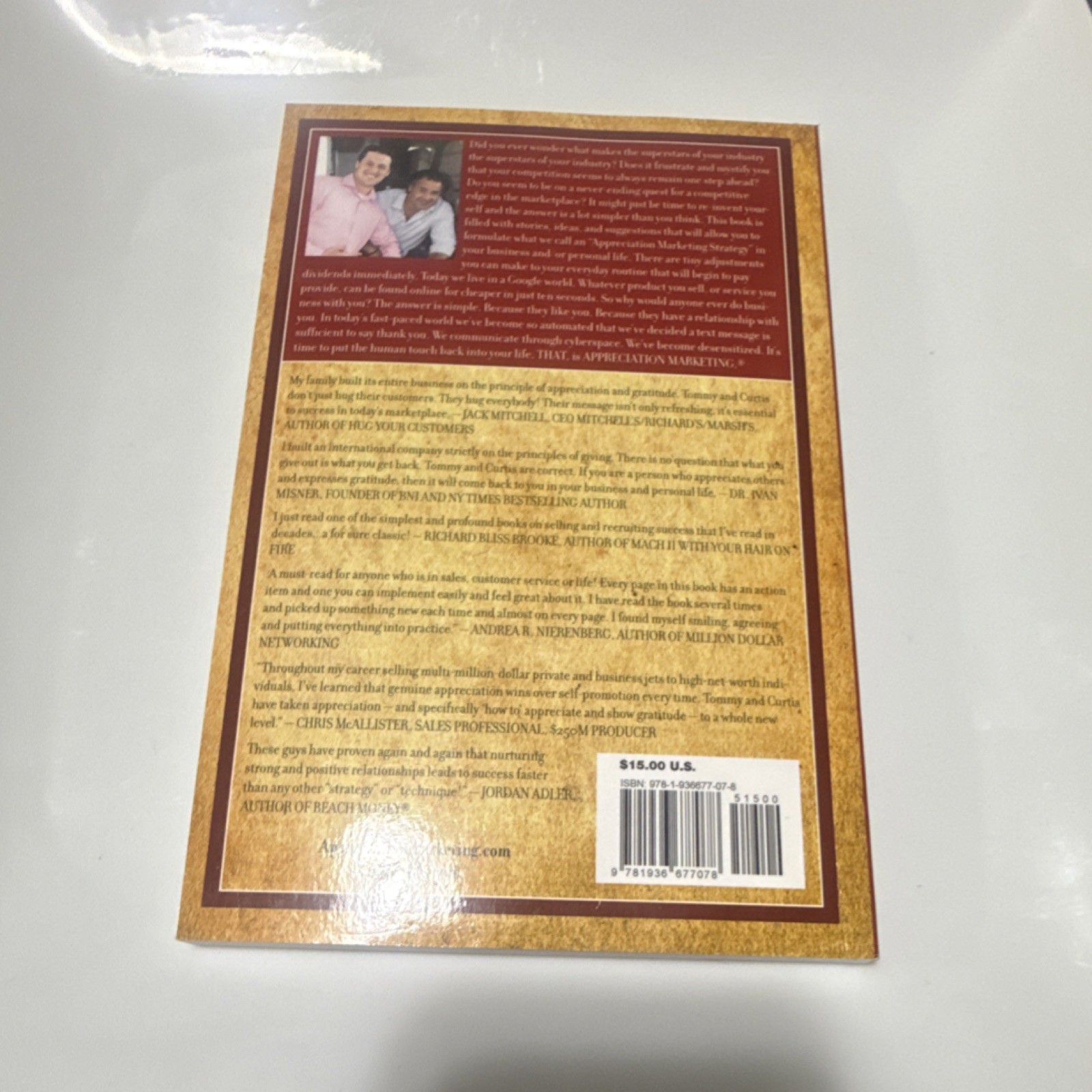 Appreciation Marketing by Tommy Wyatt & Curtis Lewsey Paperback Business Book
