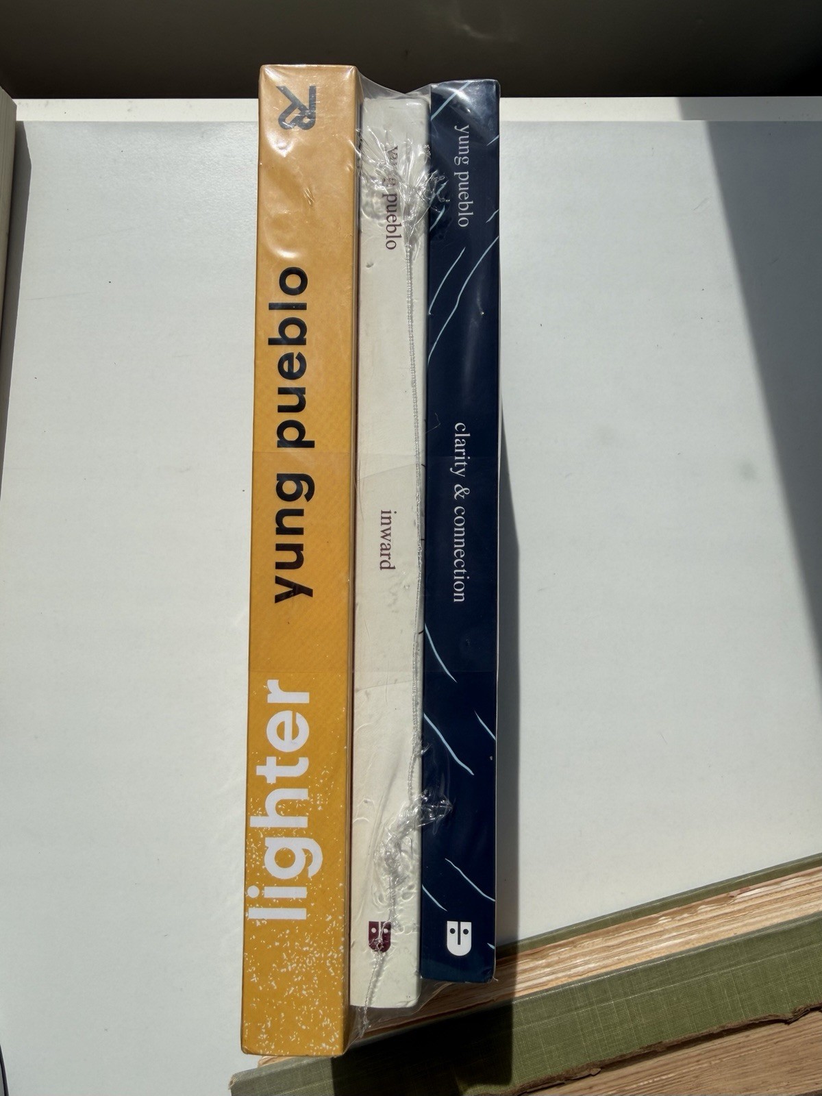 Yung Pueblo 3 Book Bundle Inward Lighter Clarity & Connection Sealed
