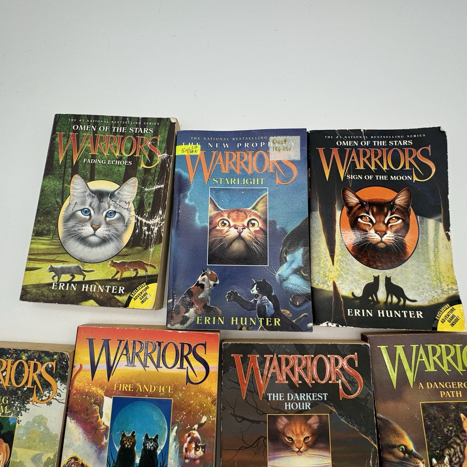 Warriors Erin Hunter Book Lot Of 17 Mixed Hardcover Paperback Super Editions