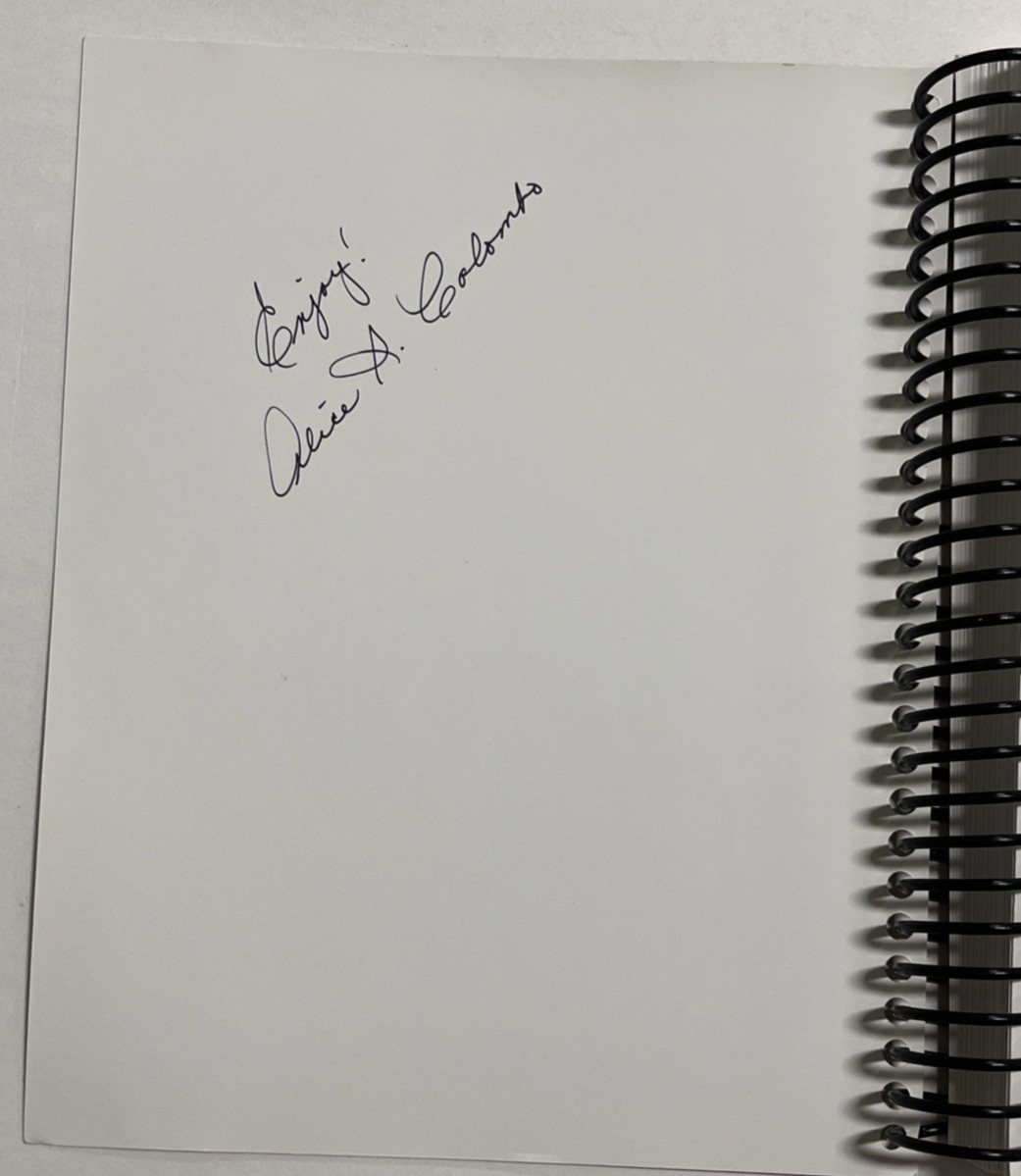 Remember Me? Alice S. Colombo Cookbook Courier-Journal Vol. 1 SIGNED PB