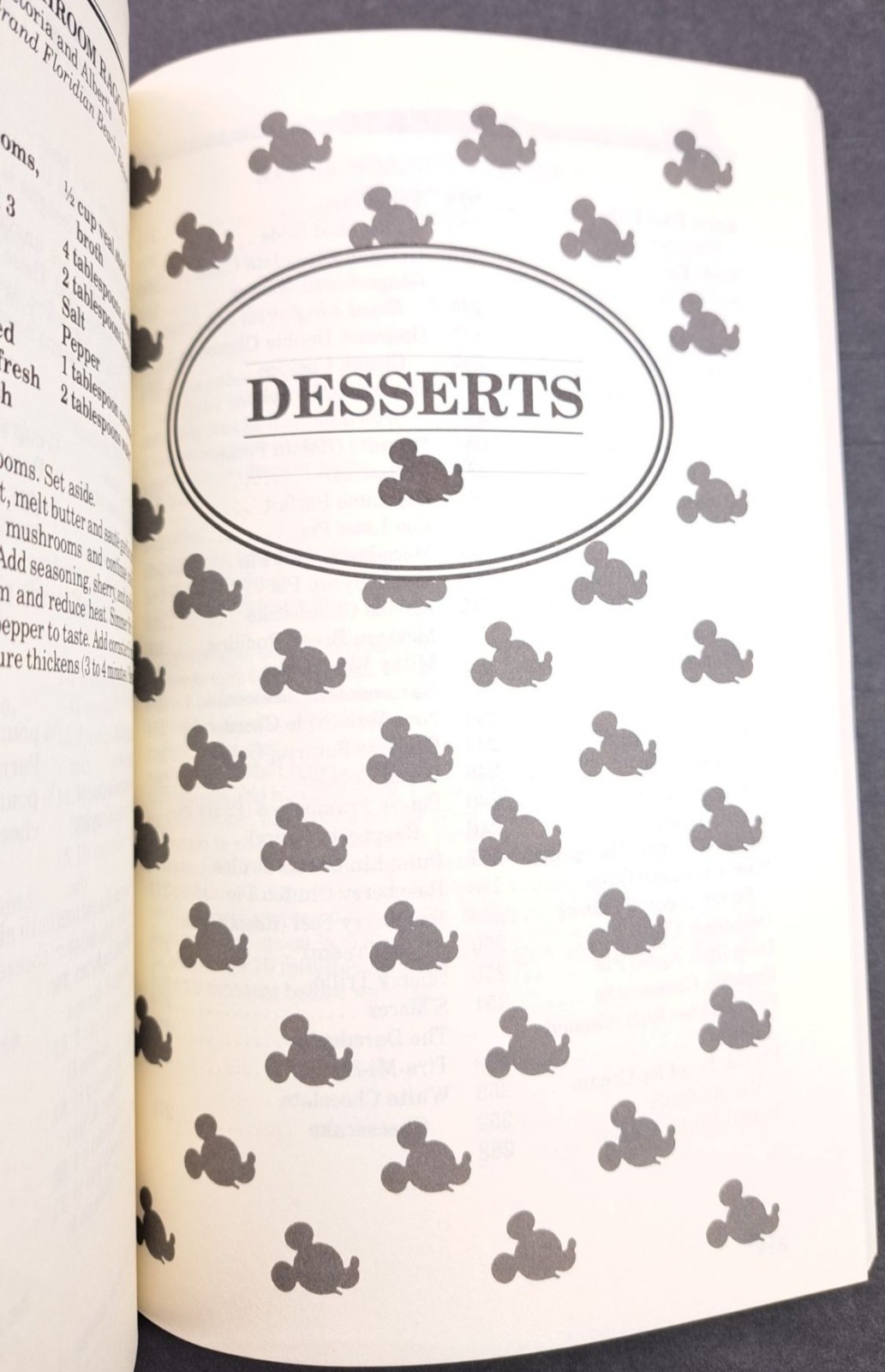 Vintage Mickey’s Gourmet Cookbook Recipes From Disney World & Disneyland 1st Ed