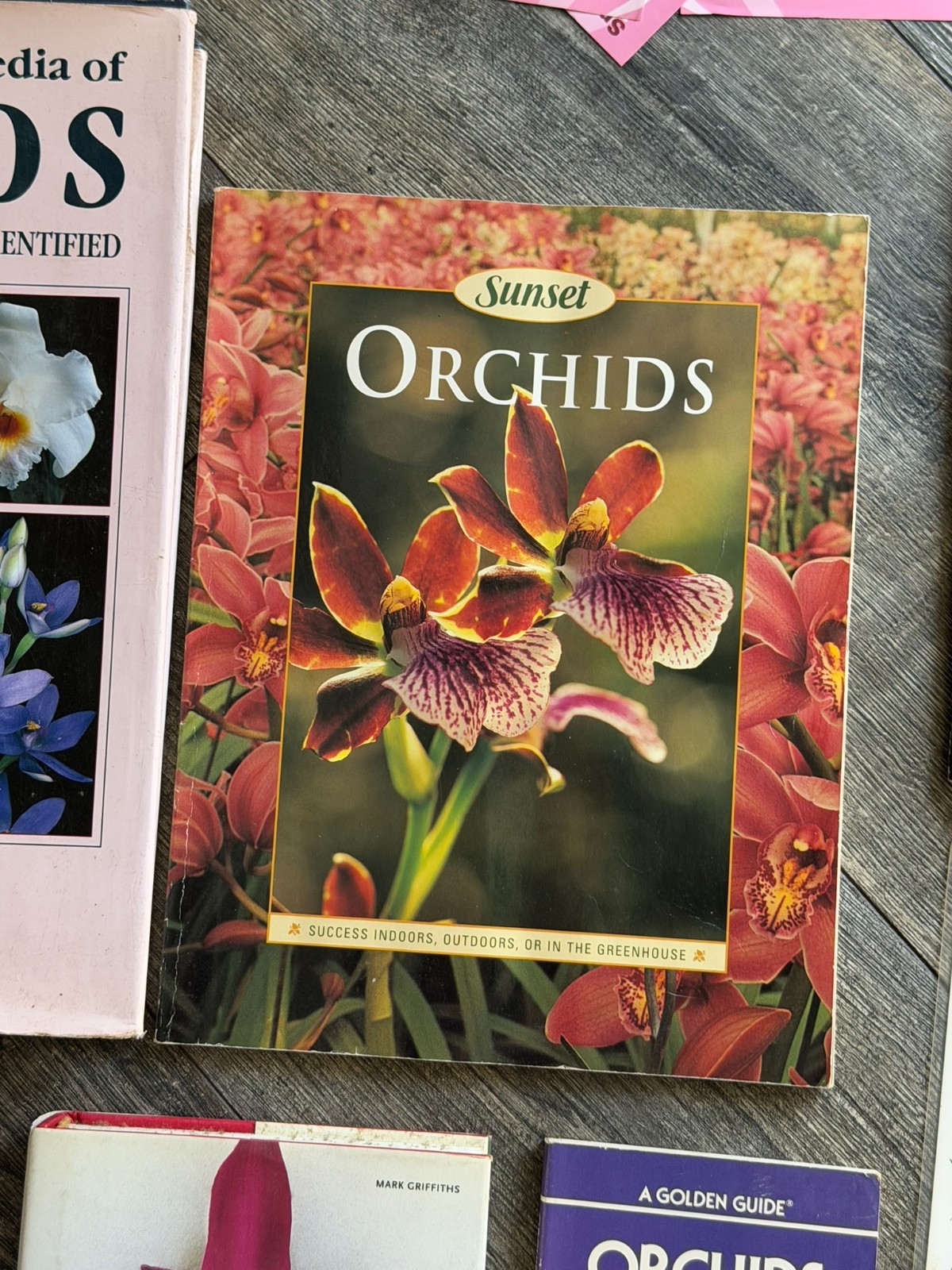 ORCHID Book 8pc Lot Field Guide Hardcover Softcover Gardening Flowers Floristry