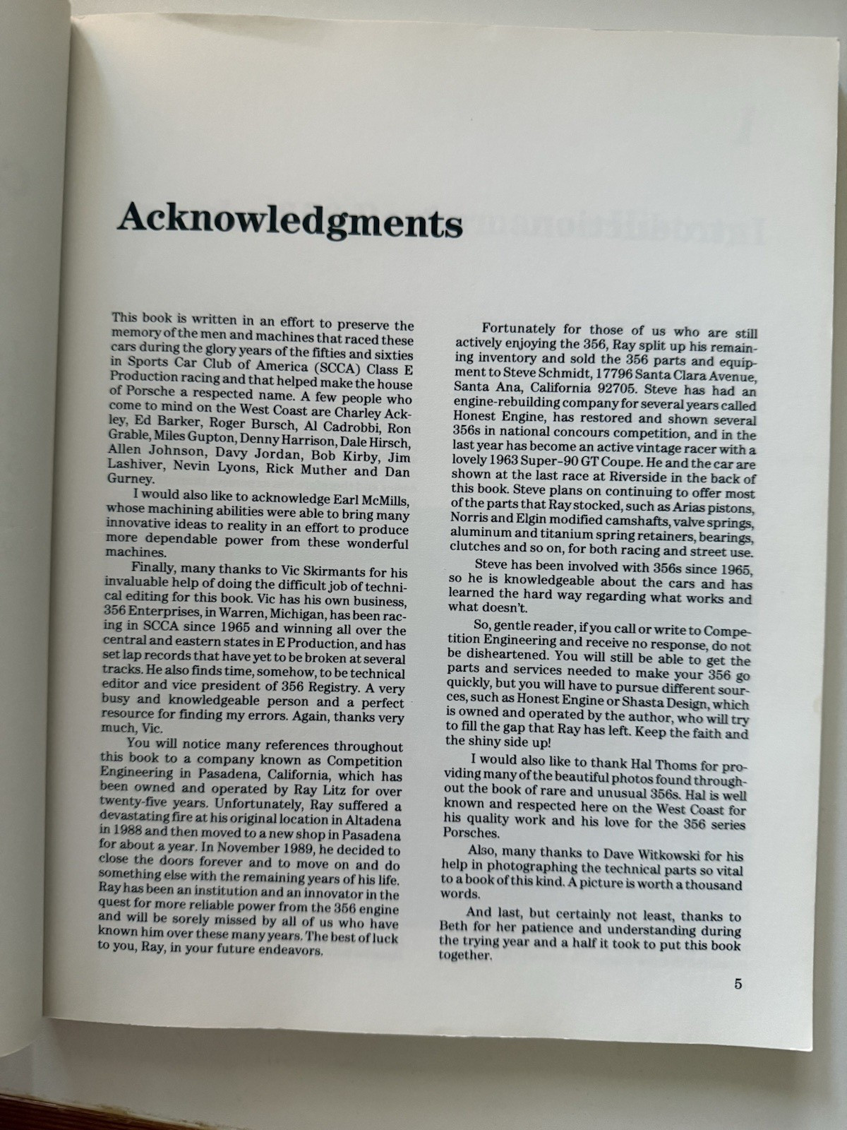 Porsche 356 Performance Handbook by Duane R. Spencer 1990