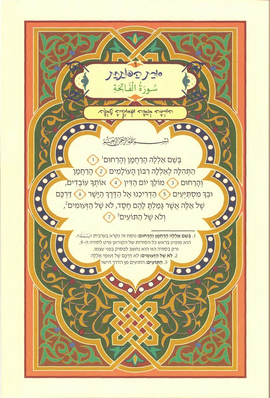 Quraan Hebrew translation