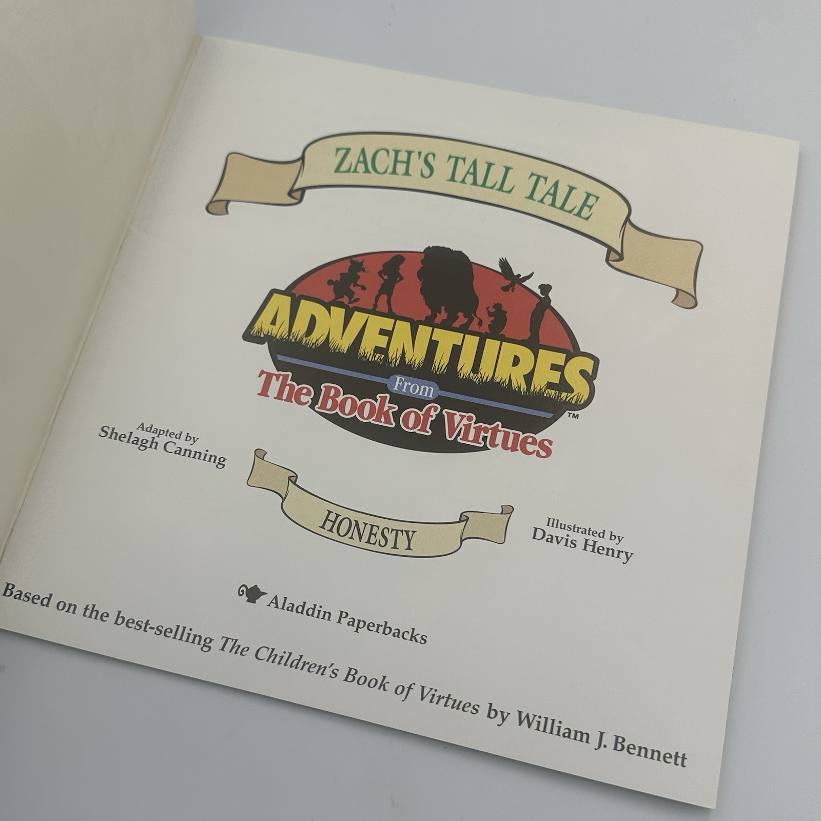 Zach’s Tall Tale (Honesty) (Adventures From The Book of Virtues) Paperback
