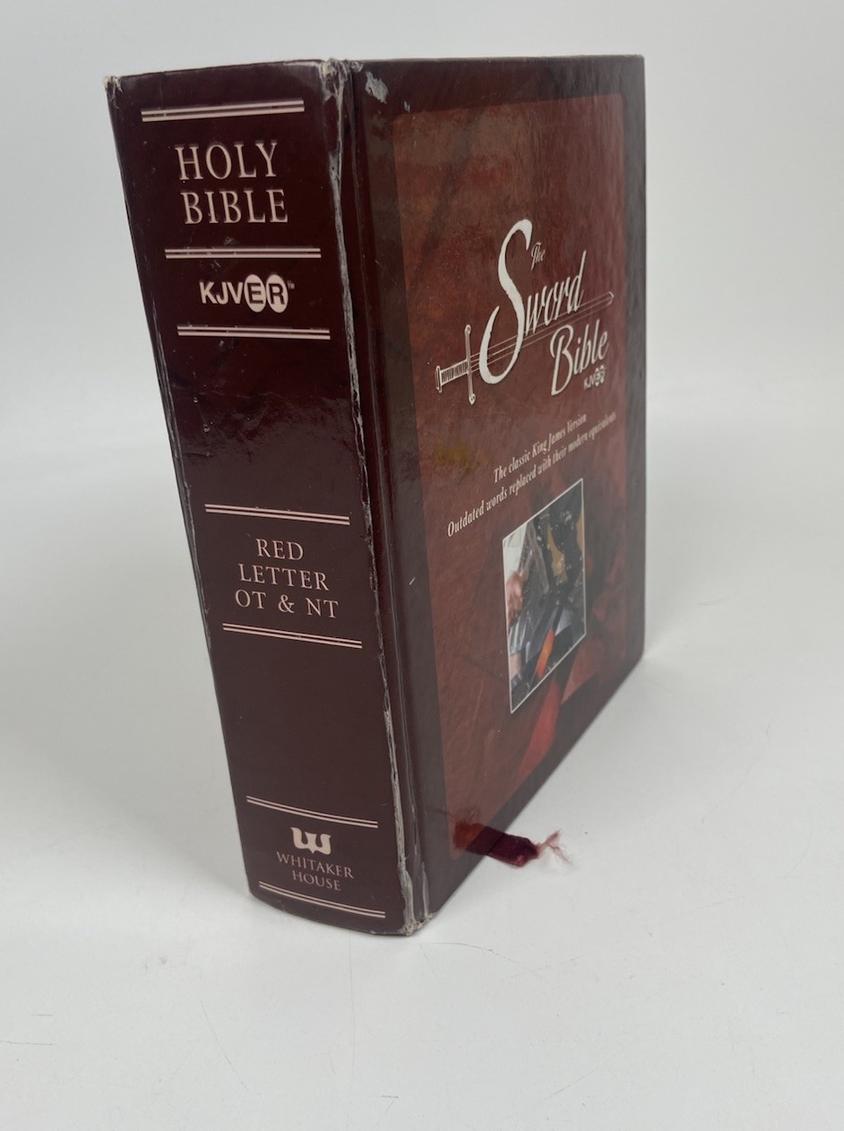 The Sword Bible KJVER Easy Reading Study Bible Large Print Red Letter Hardcover