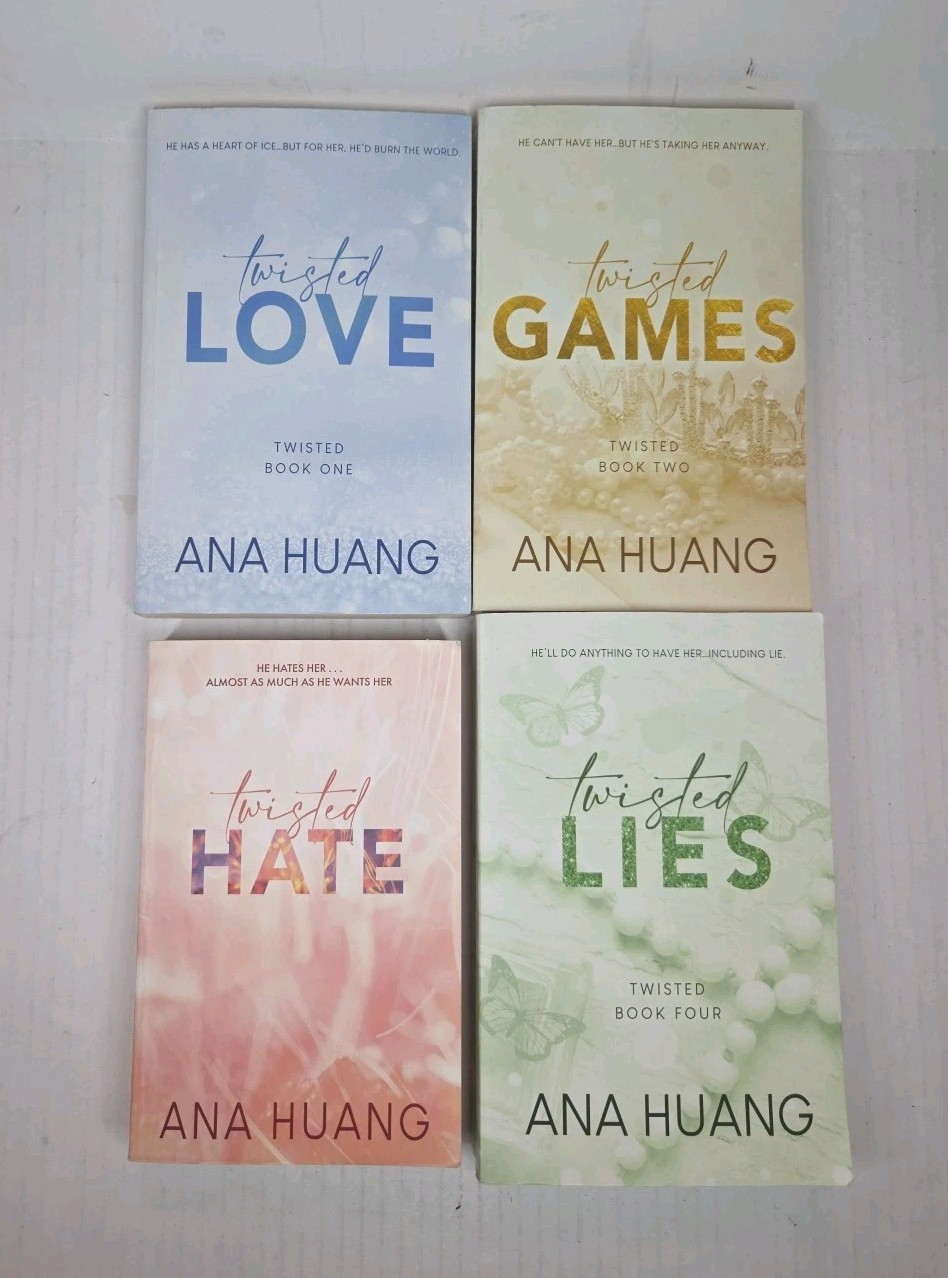 Ana Huang Twisted Series Paperback Box Set: Love, Games, Hate, Lies