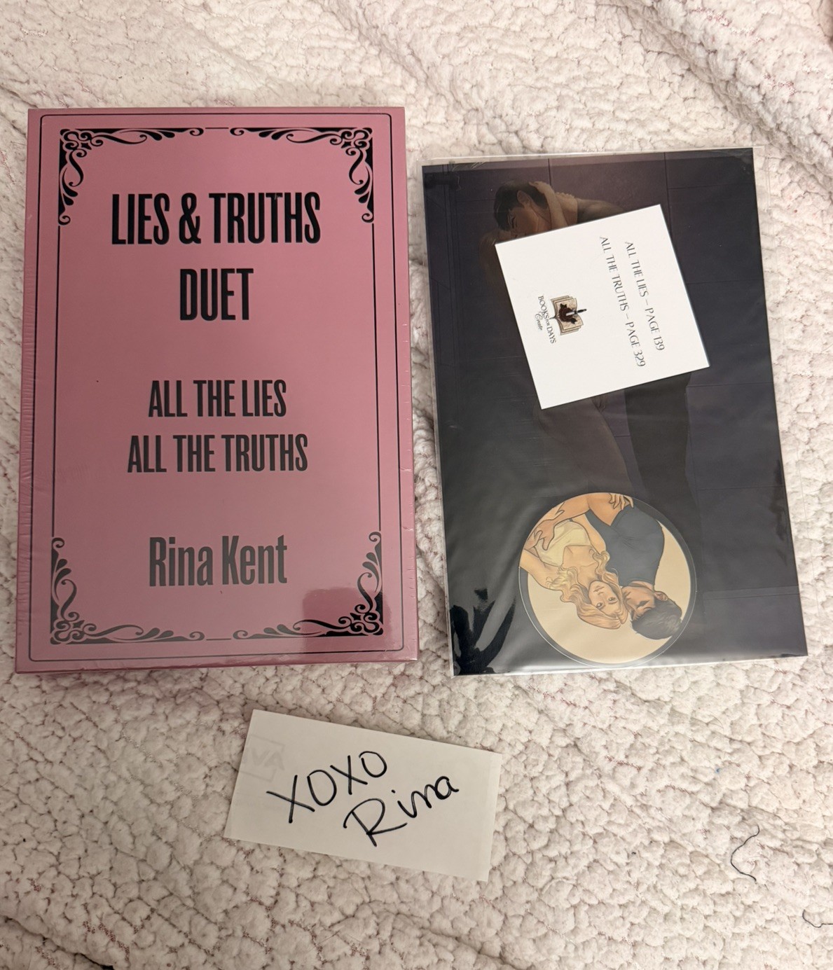 LIES & TRUTHS DUET Books For Days Crate RINA KENT And Overlays