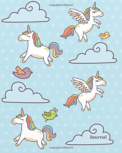 JOURNAL: UNICORN SKETCHBOOK FOR GIRLS: 124 PAGES OF 8″X10″ **BRAND NEW**