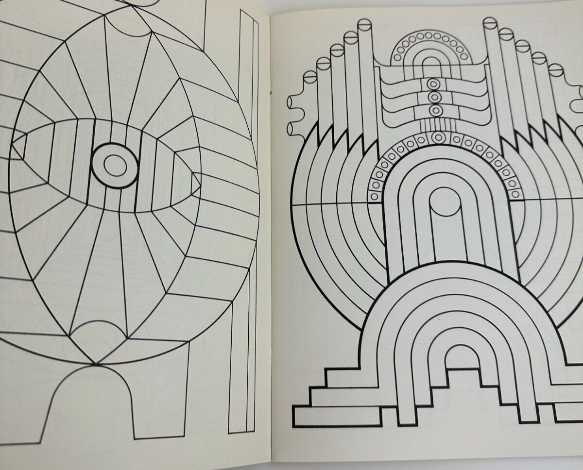 Geometrical Design Coloring Book 46 Designs By Spyros Horemis Dover Pub. 1973
