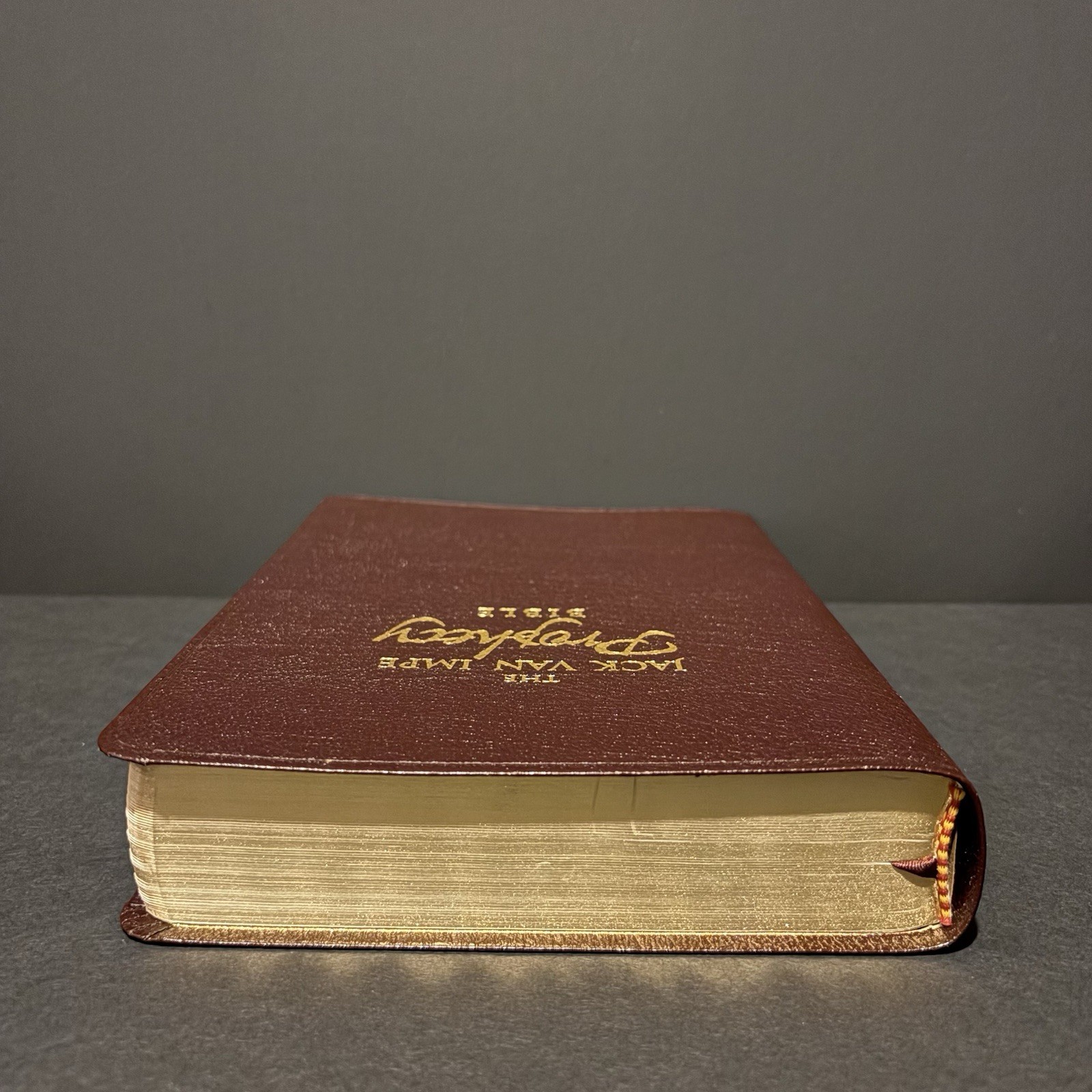 The Jack Van Impe Prophecy Bible New Third Edition KJV Bonded Burgundy Leather