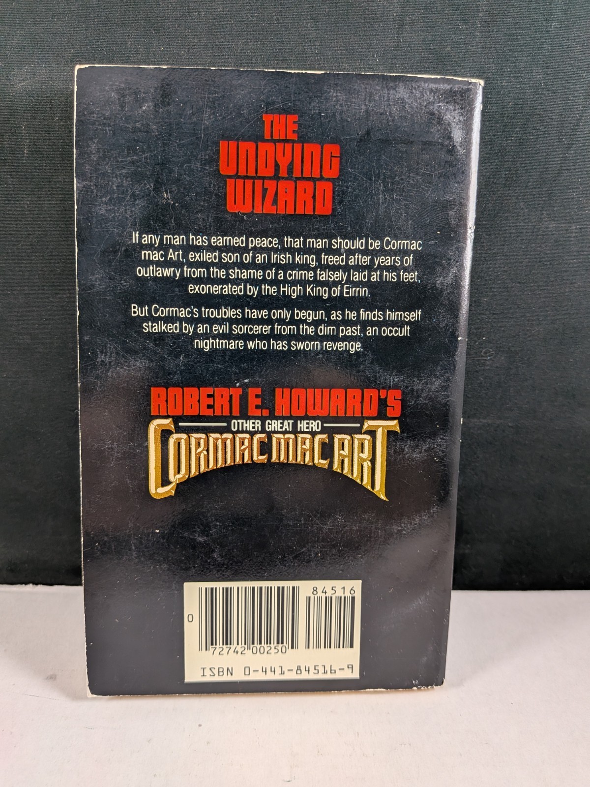 Robert E Howard’s Great Hero Cormac Macart Undying Wizard Andrew #6 1984 Book