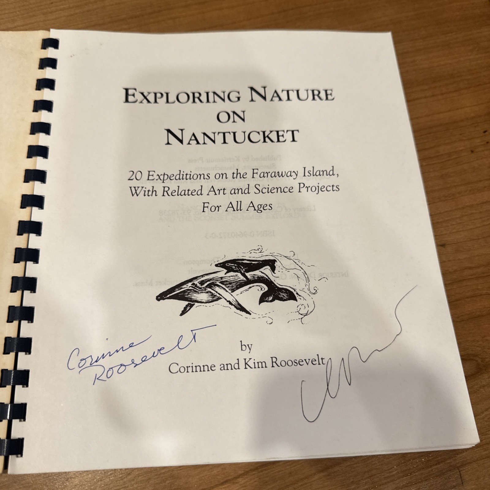 Rare Exploring Nature on Nantucket“ by Corinne and Kim Roosevelt Signed 1993