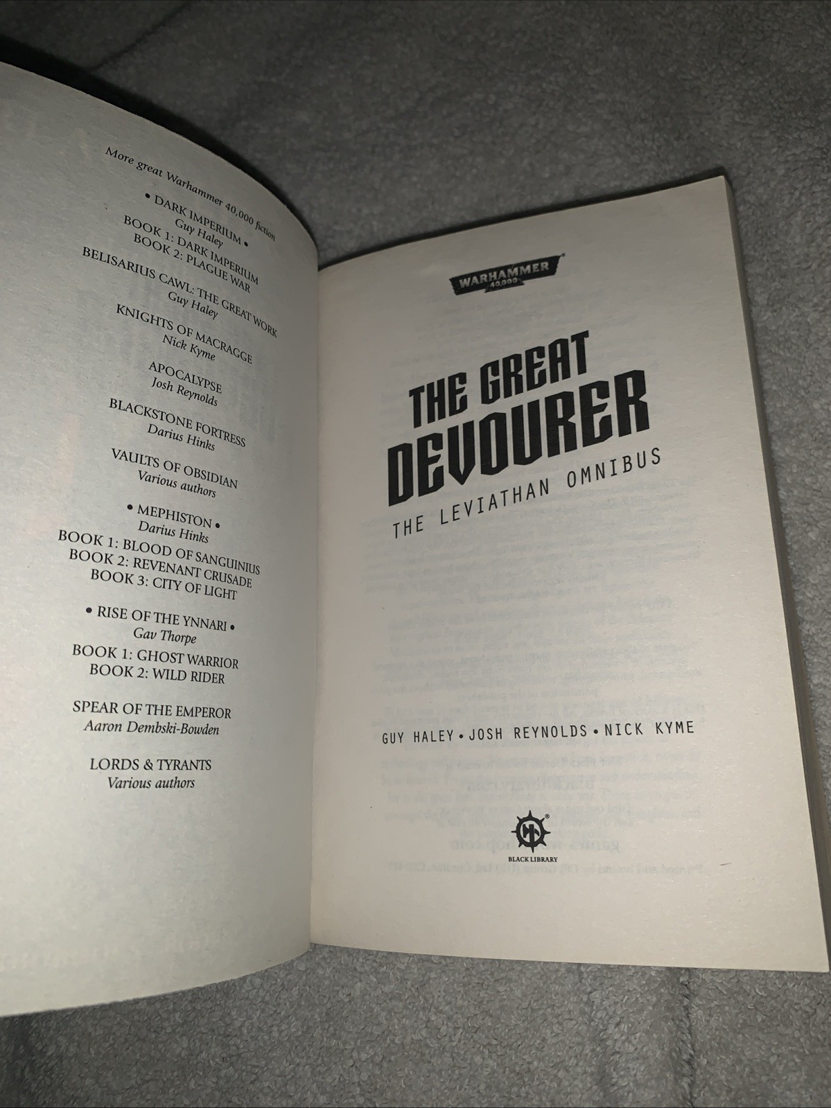 Great Devourer: The Leviathan Omnibus 1st Printing Paperback